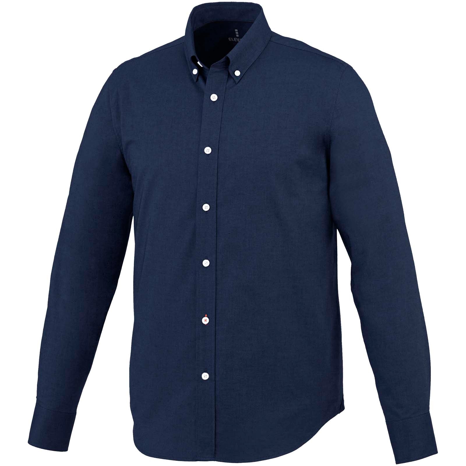 Vaillant 142 g/m² langärmliges Hemd – Navy – 3XL
