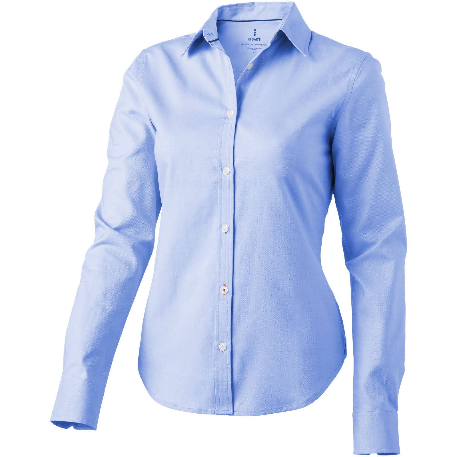 Vaillant 142 g/m² langärmlige Bluse – Hellblau – XXL