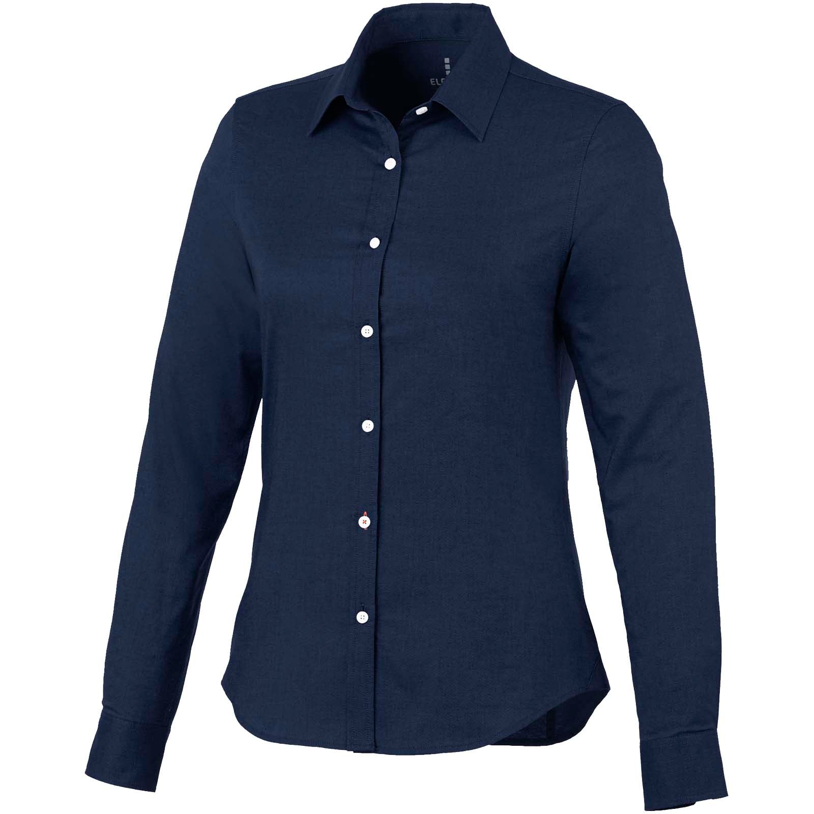Vaillant 142 g/m² langärmlige Bluse – Navy – XXL