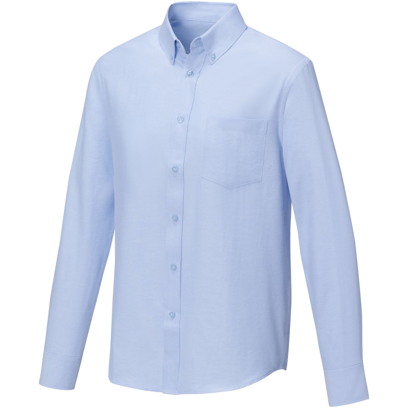 Pollux 130 g/m² Herrenhemd mit langen Ärmeln – Hellblau – 3XL
