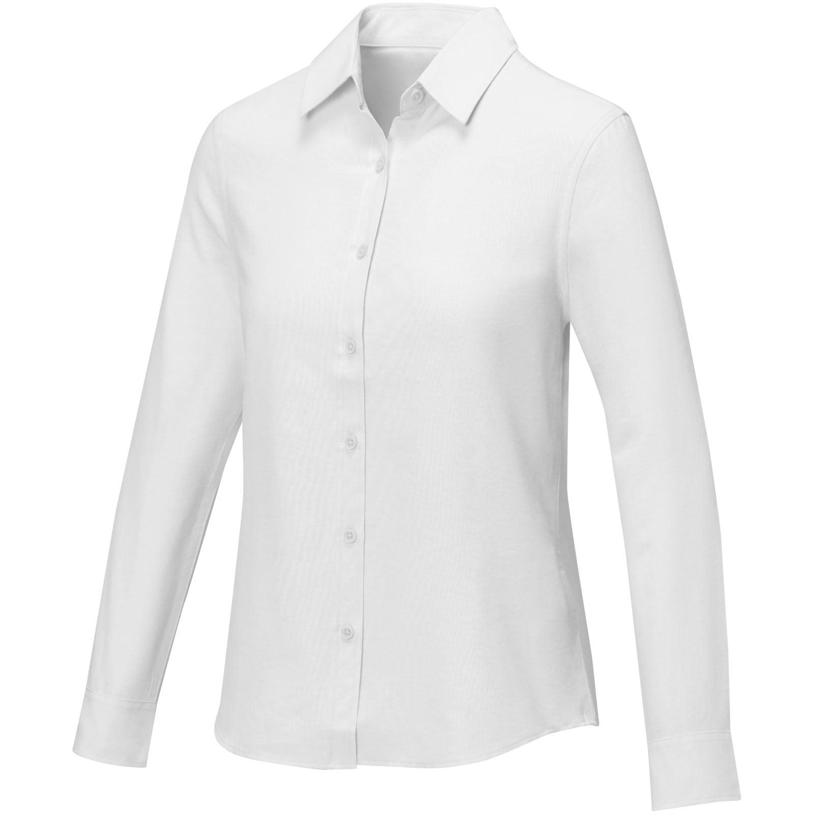 Pollux 130 g/m² Damenbluse mit langen Ärmeln – Weiss – 3XL