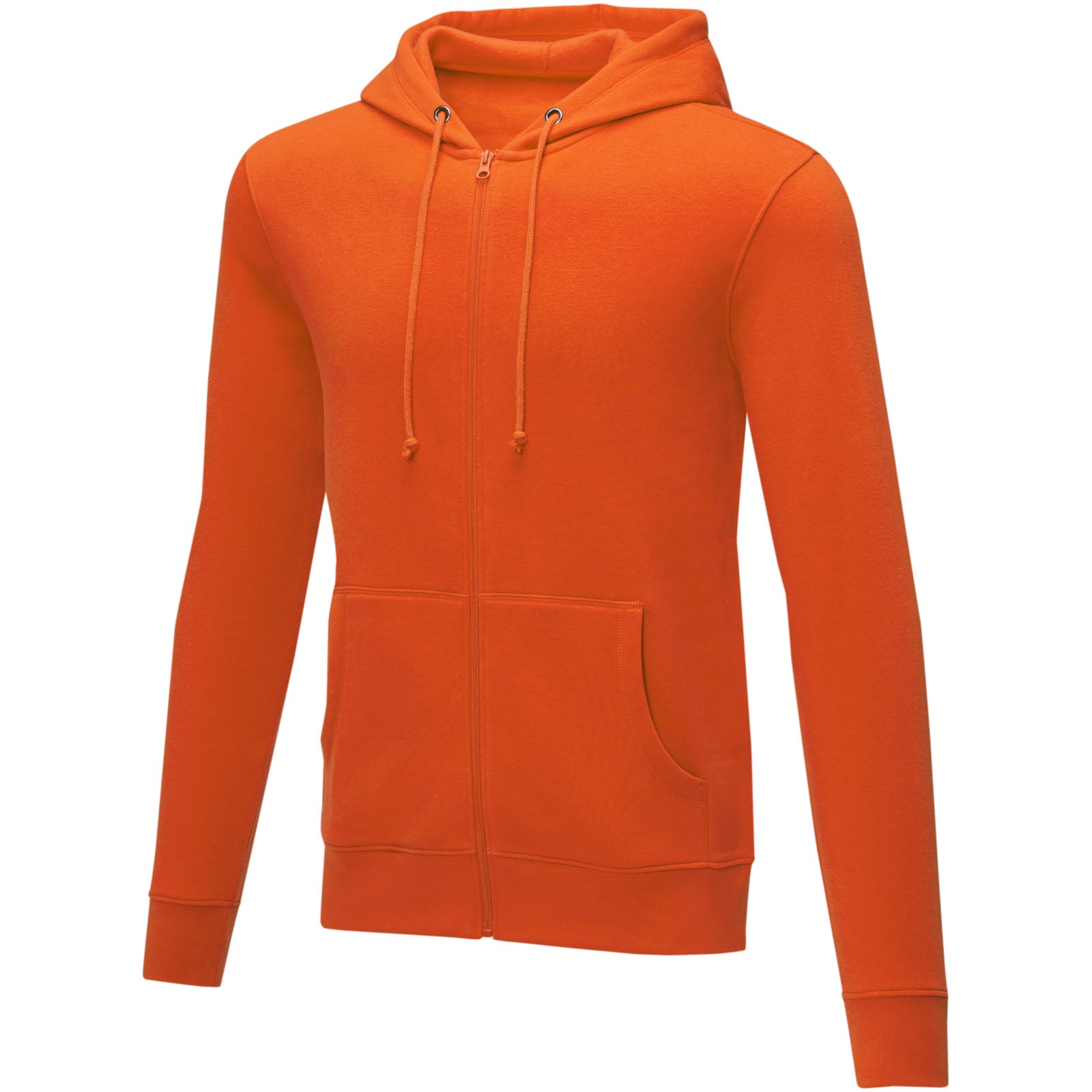 Charon 240 g/m² Herren Kapuzenpullover mit Reißverschluss – Orange – 3XL