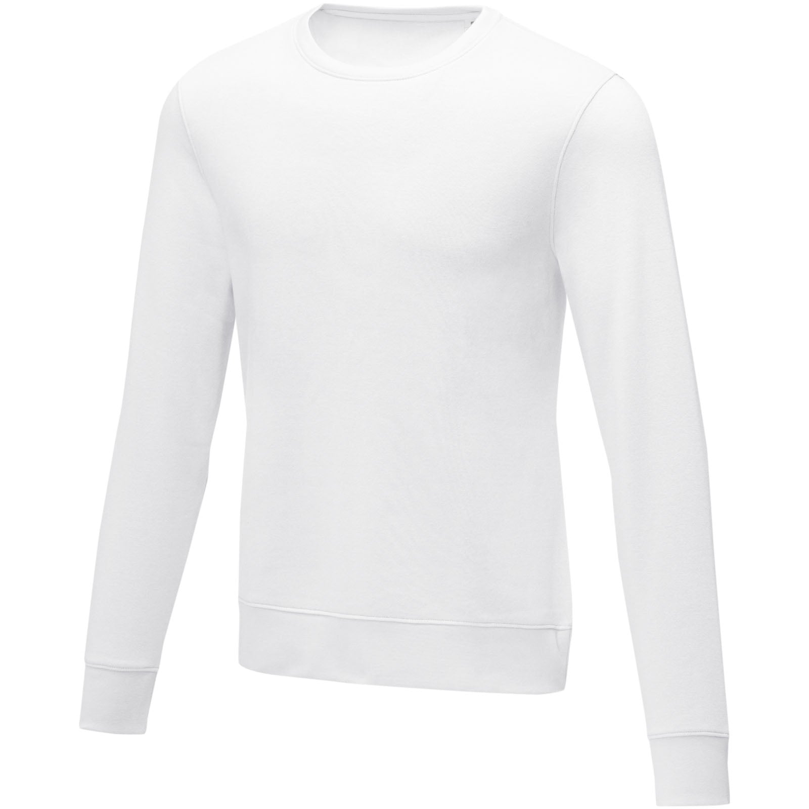 Charon 240 g/m² Herrenpullover mit Rundhalsausschnitt – Weiss – 5XL