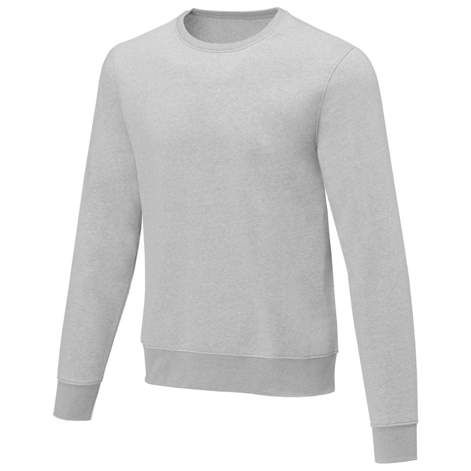 Charon 240 g/m² Herrenpullover mit Rundhalsausschnitt – Heather Grau – 3XL