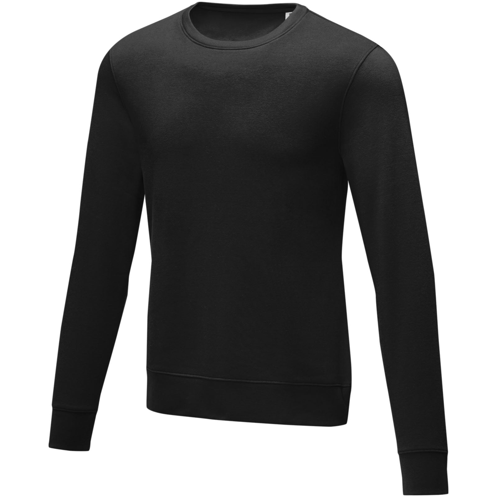 Charon 240 g/m² Herrenpullover mit Rundhalsausschnitt – Schwarz – 5XL