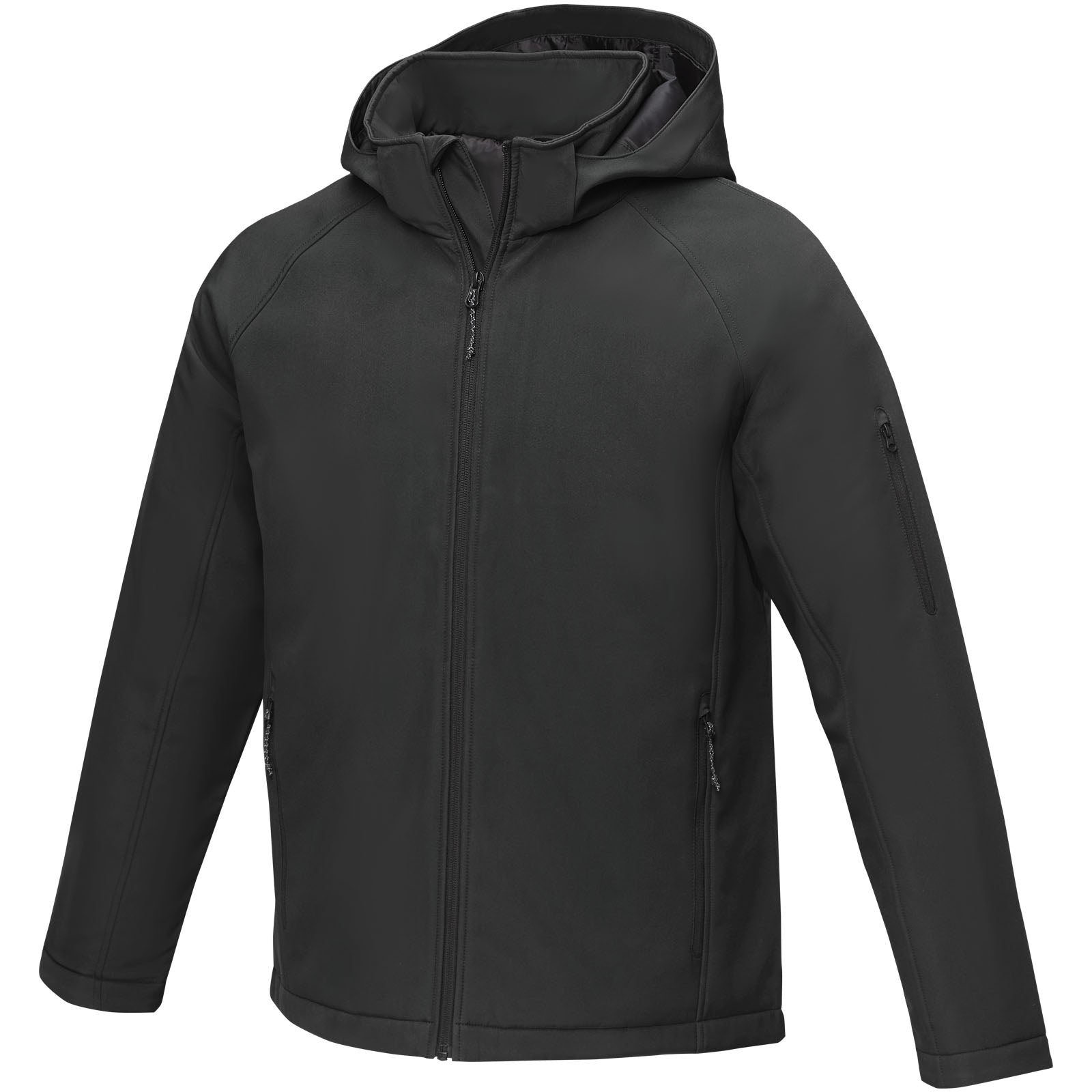 Notus wattierte Softshell Herrenjacke – Schwarz – 3XL