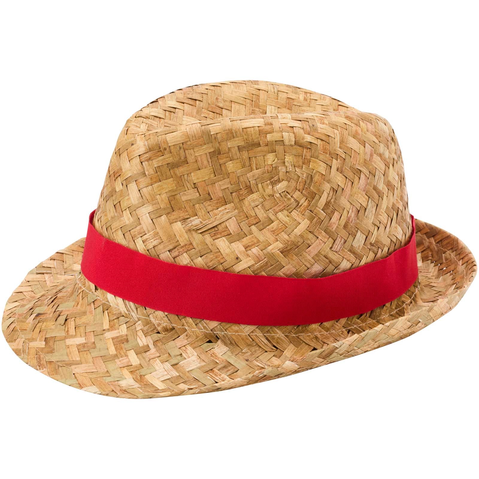Pricus Strohhut – Rot und Natur