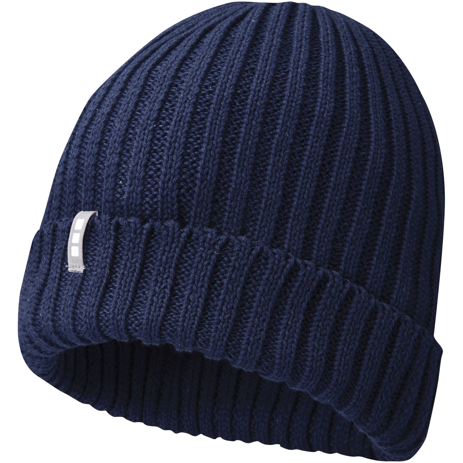 Ives Strickmütze aus Bio Baumwolle – Navy