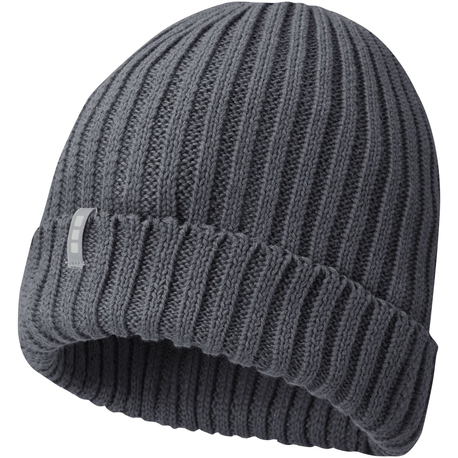 Ives Strickmütze aus Bio Baumwolle – Storm Grey