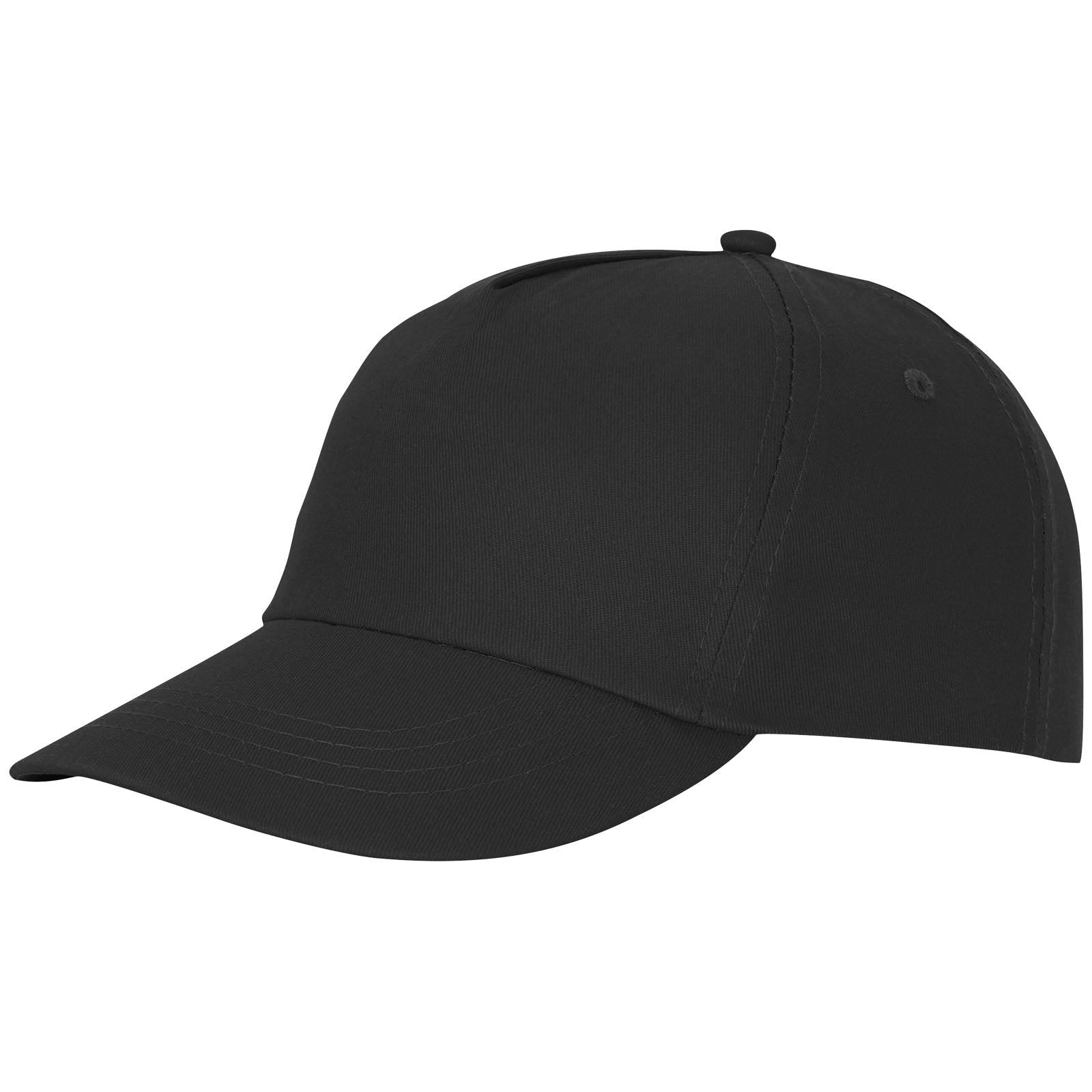 Feniks 175 g/m² Kappe mit 5 Segmenten – Schwarz