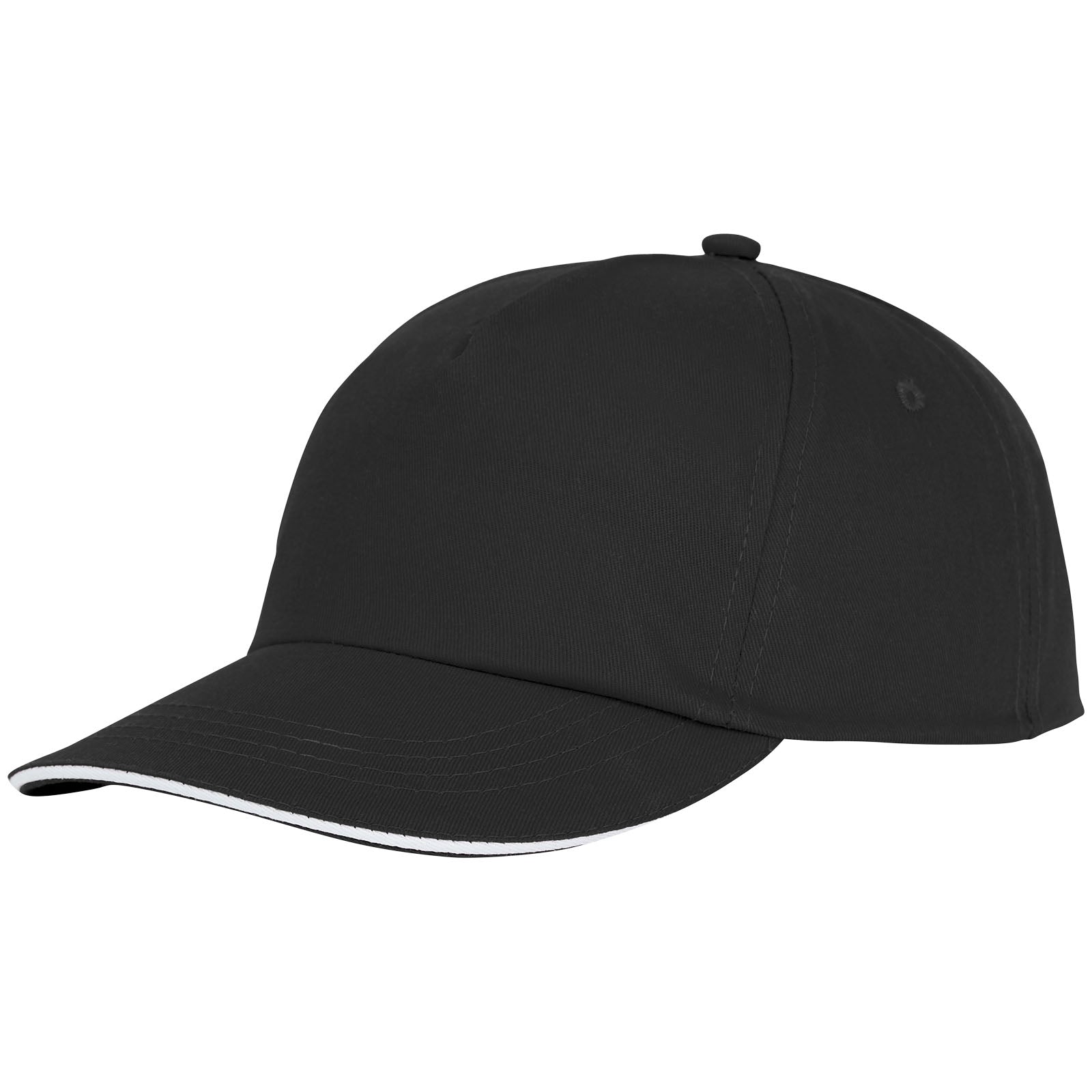 Styx 175 g/m² Kappe mit 5 Segmenten und Sandwichschirm – Schwarz