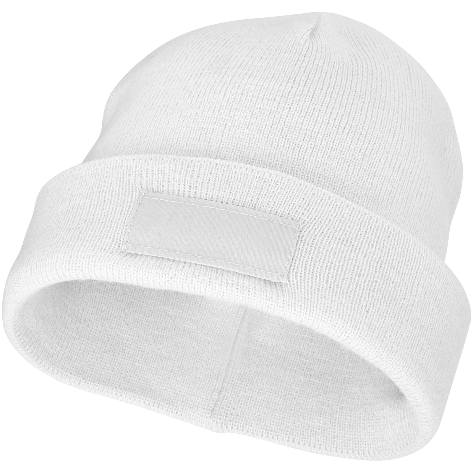Boreas Mütze mit Aufnäher – Weiss