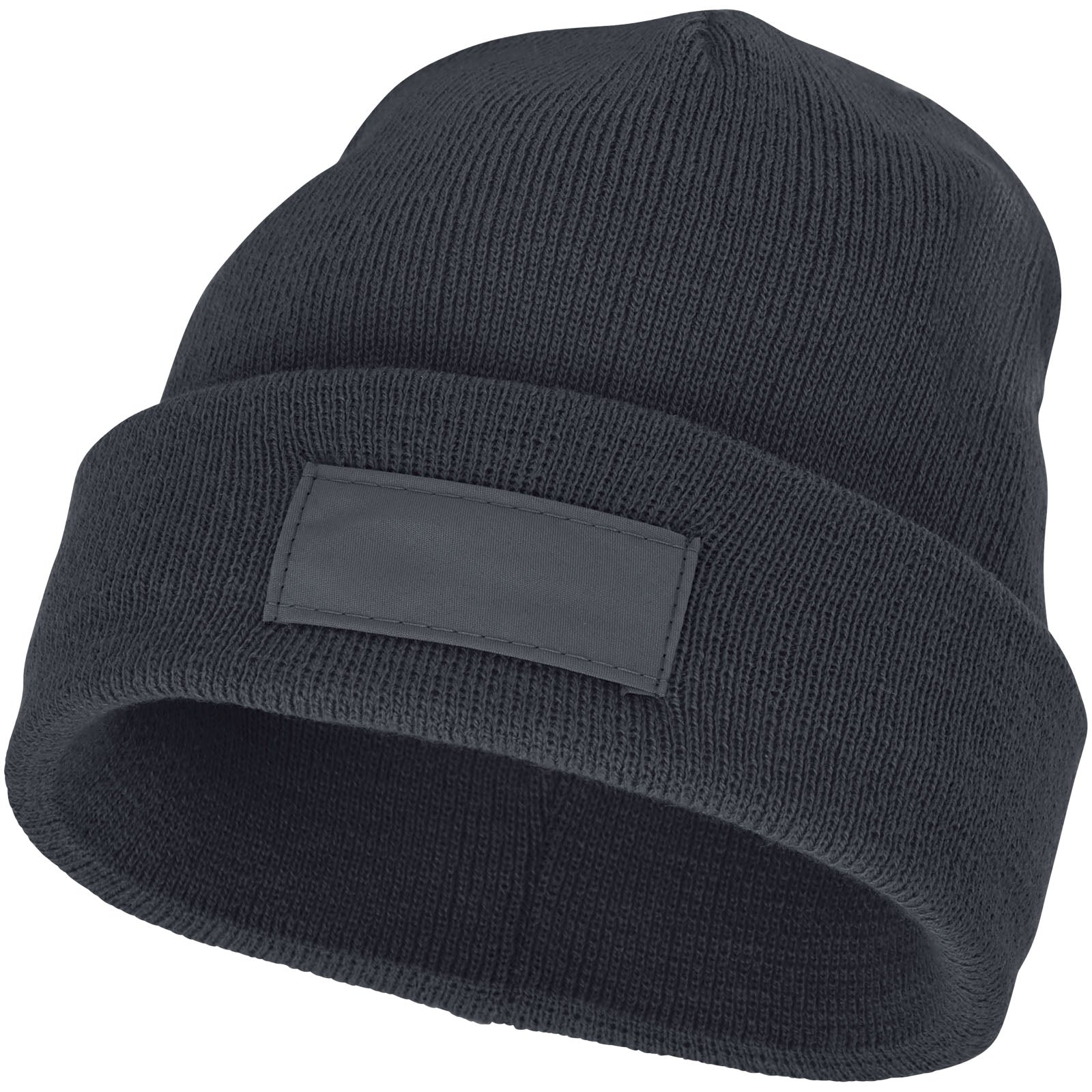 Boreas Mütze mit Aufnäher – Storm Grey