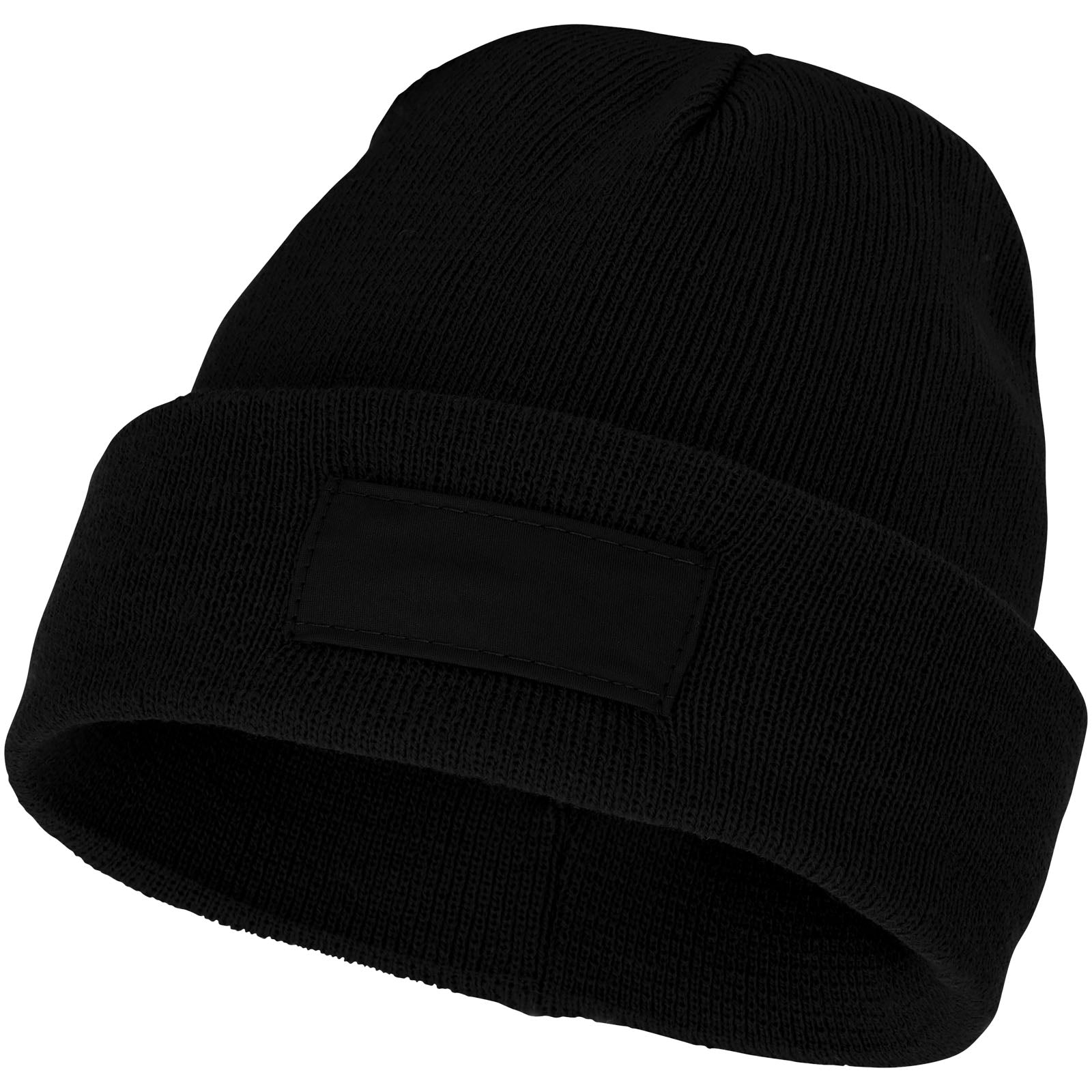 Boreas Mütze mit Aufnäher – Schwarz