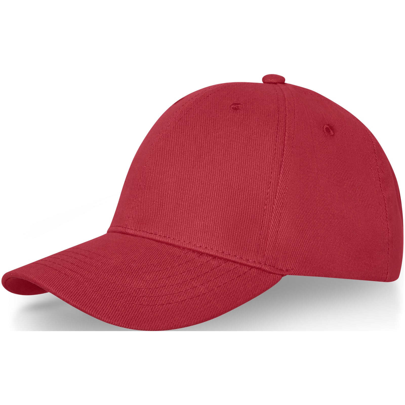 Davis 260 g/m² Panel Kappe mit 6 Segmenten – Rot