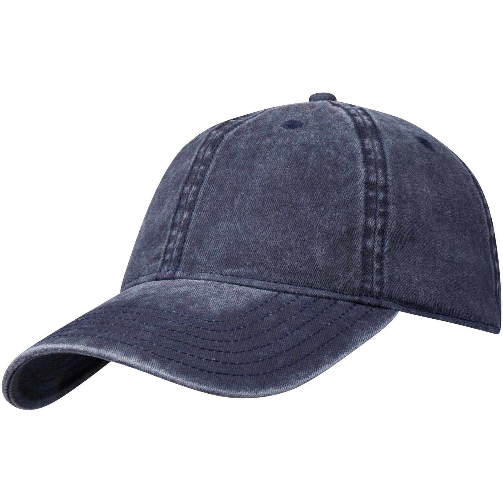 Grafton 270 g/m² Kappe mit 6 Segmenten washed – Navy