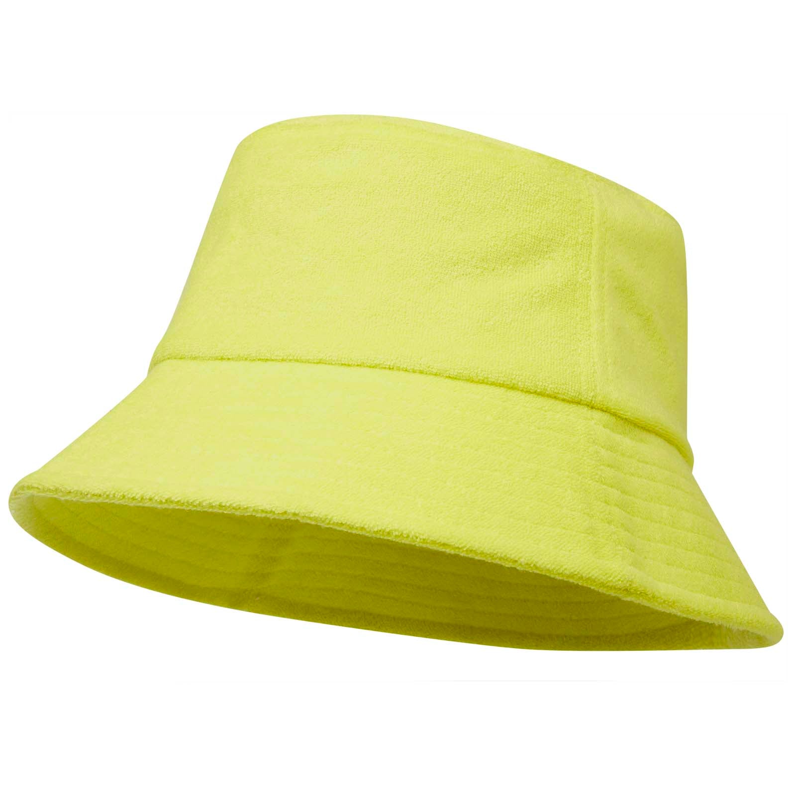 Melo 230 g/m² GRS-recycelter Sonnenhut aus Frottee – Limone