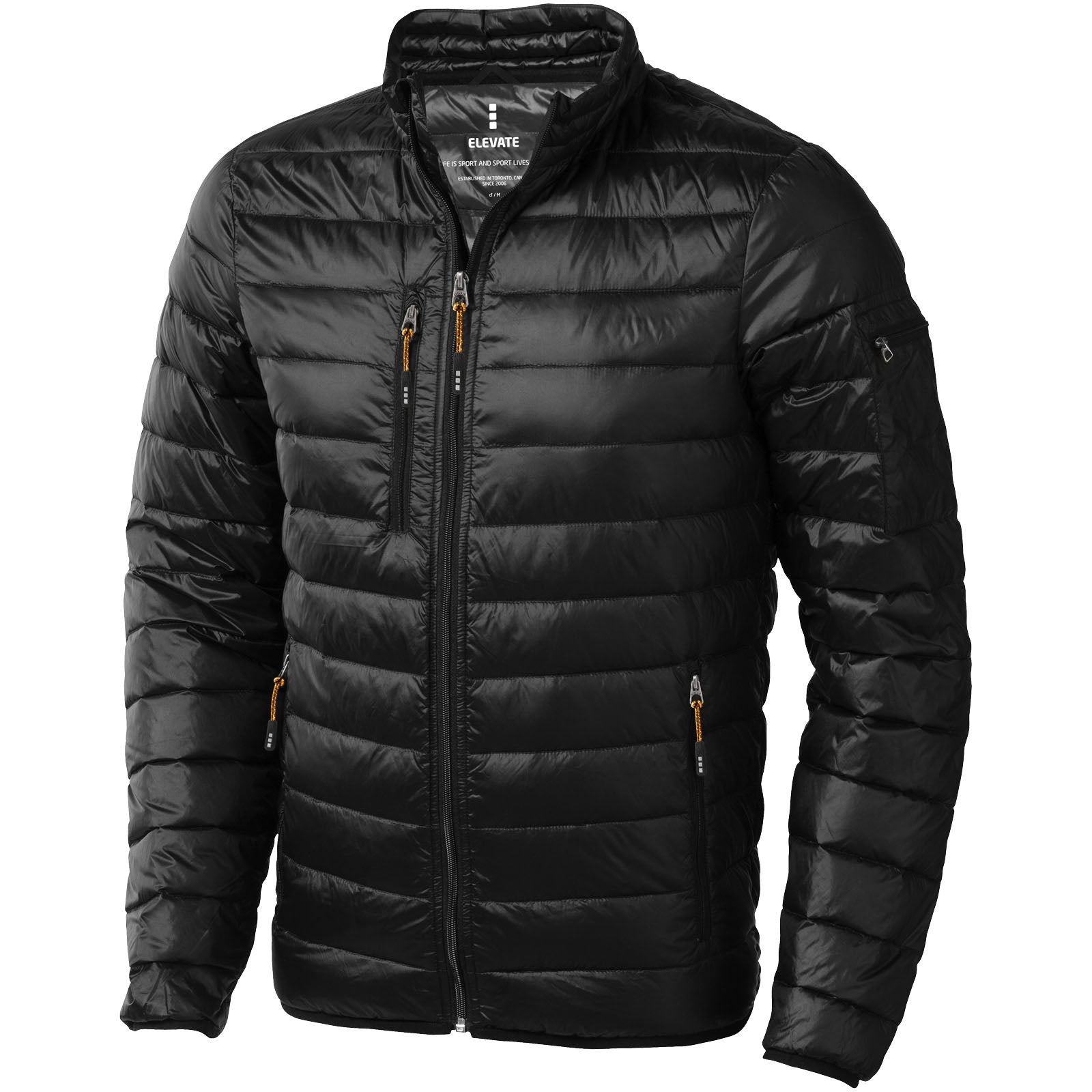 Scotia leichte Daunenjacke für Herren – Schwarz – 3XL