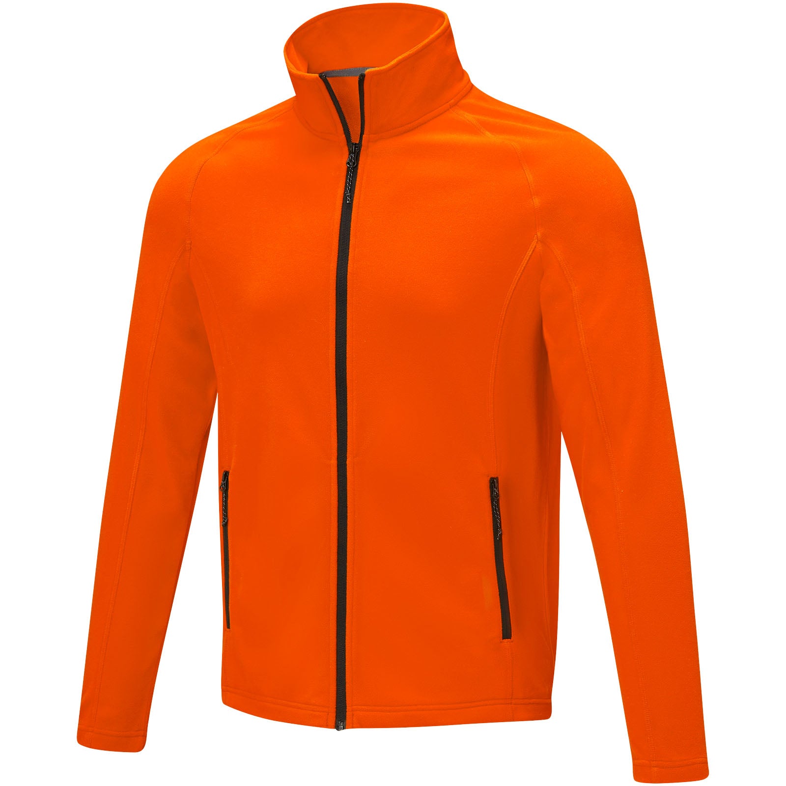 Zelus Fleecejacke für Herren – Orange – 3XL