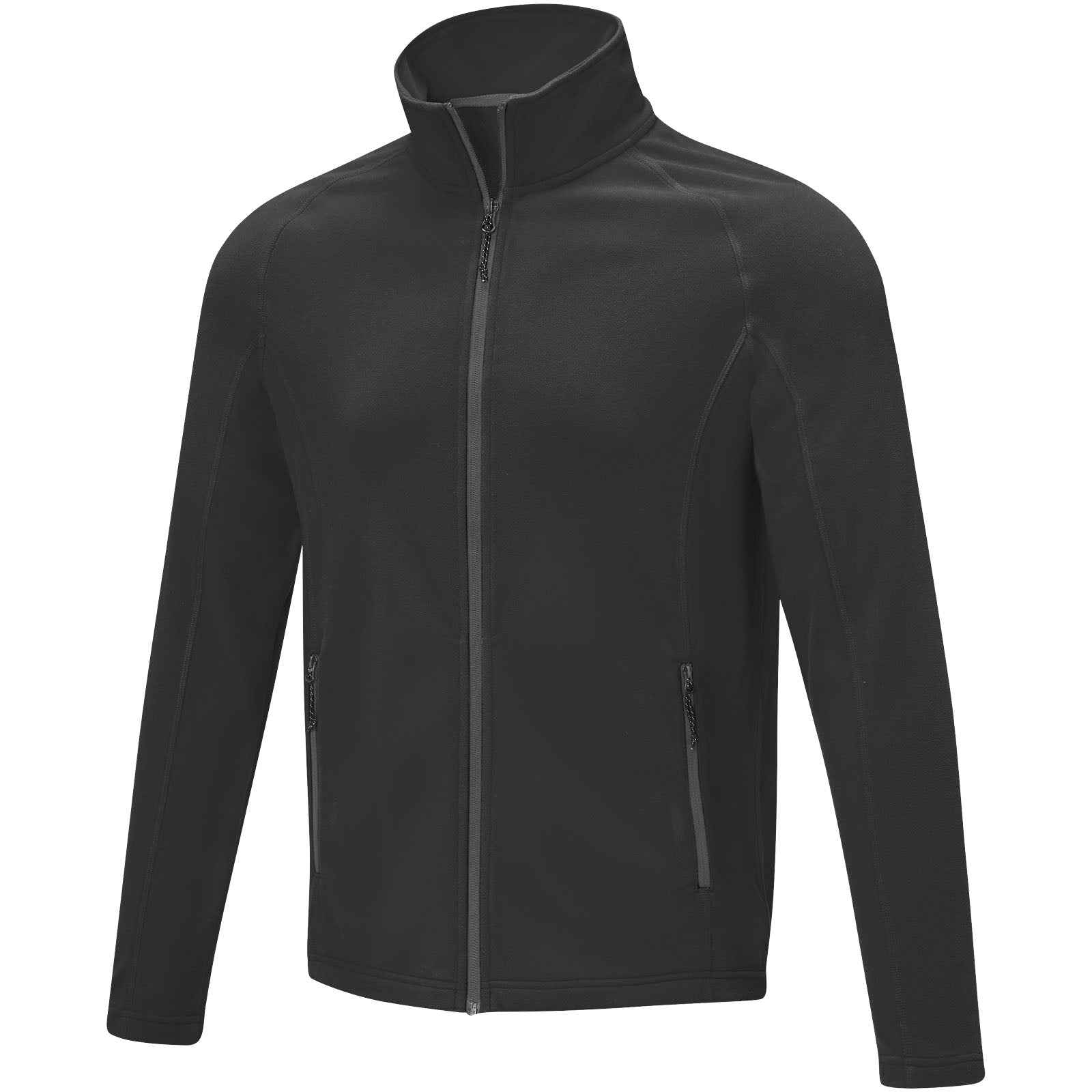 Zelus Fleecejacke für Herren – Schwarz – 3XL