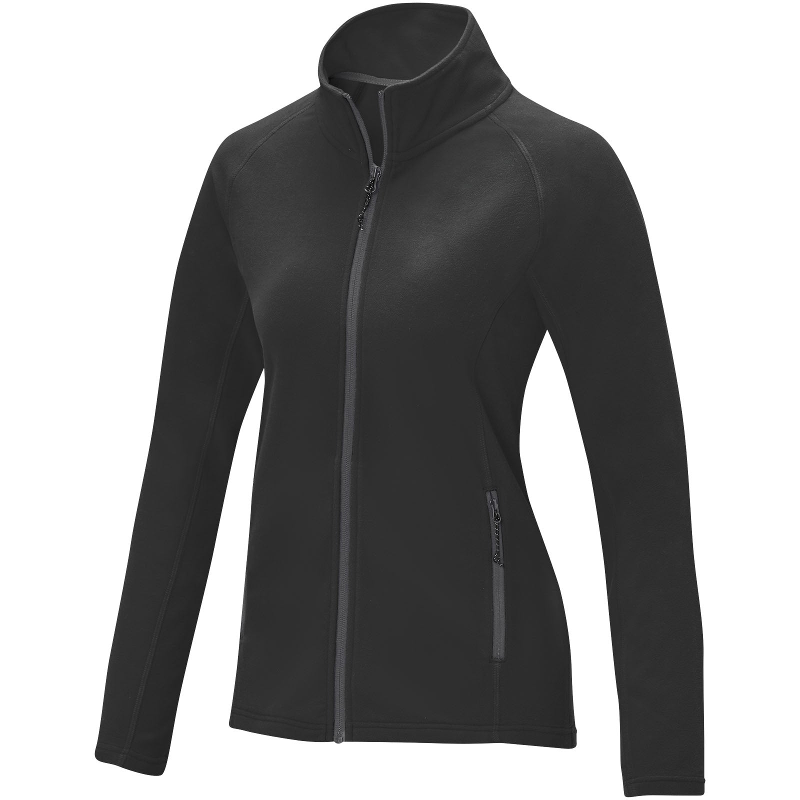 Zelus Fleecejacke für Damen – Schwarz – XXL