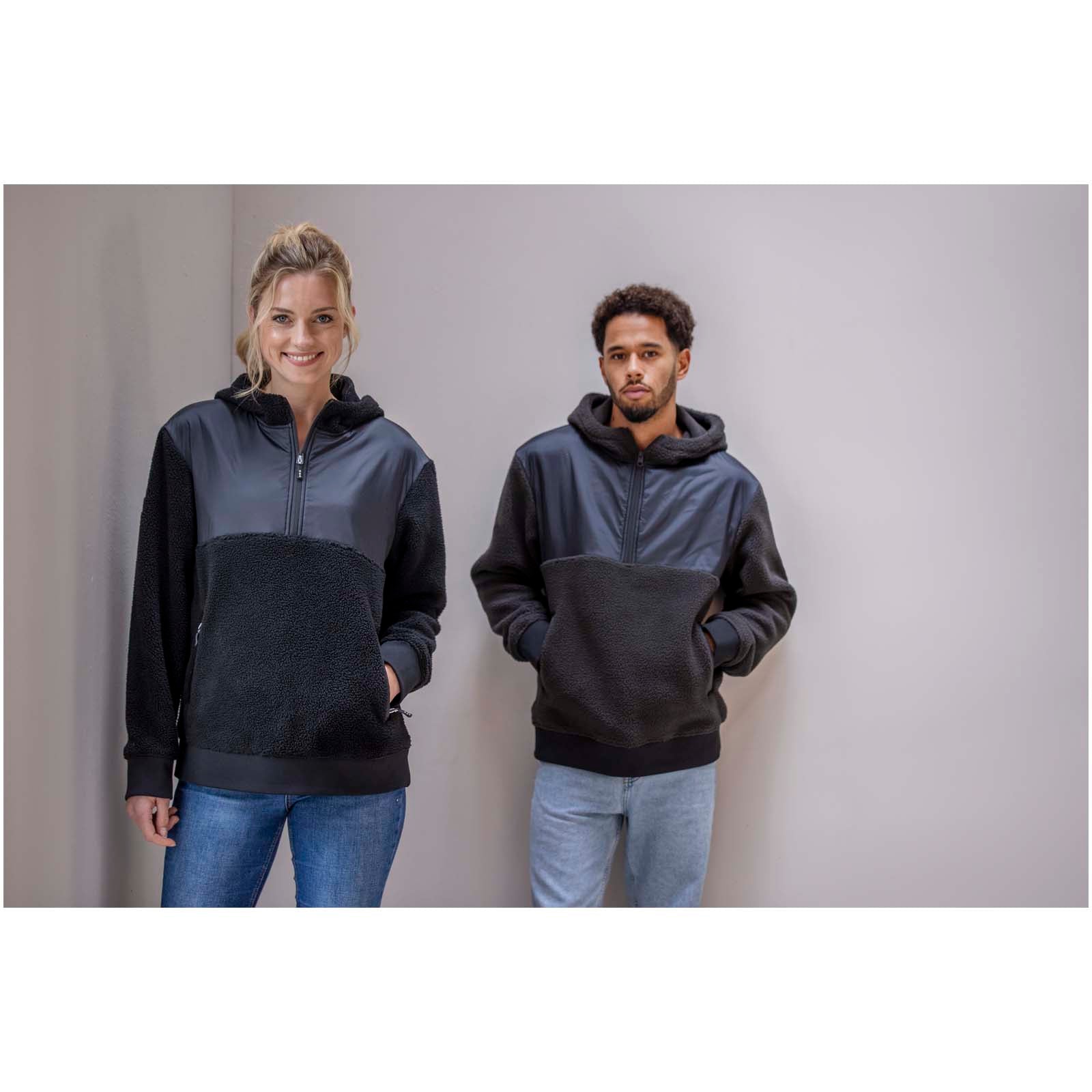 Evans 370 g/m² Sherpa Fleecepullover Half-Zip Unisex