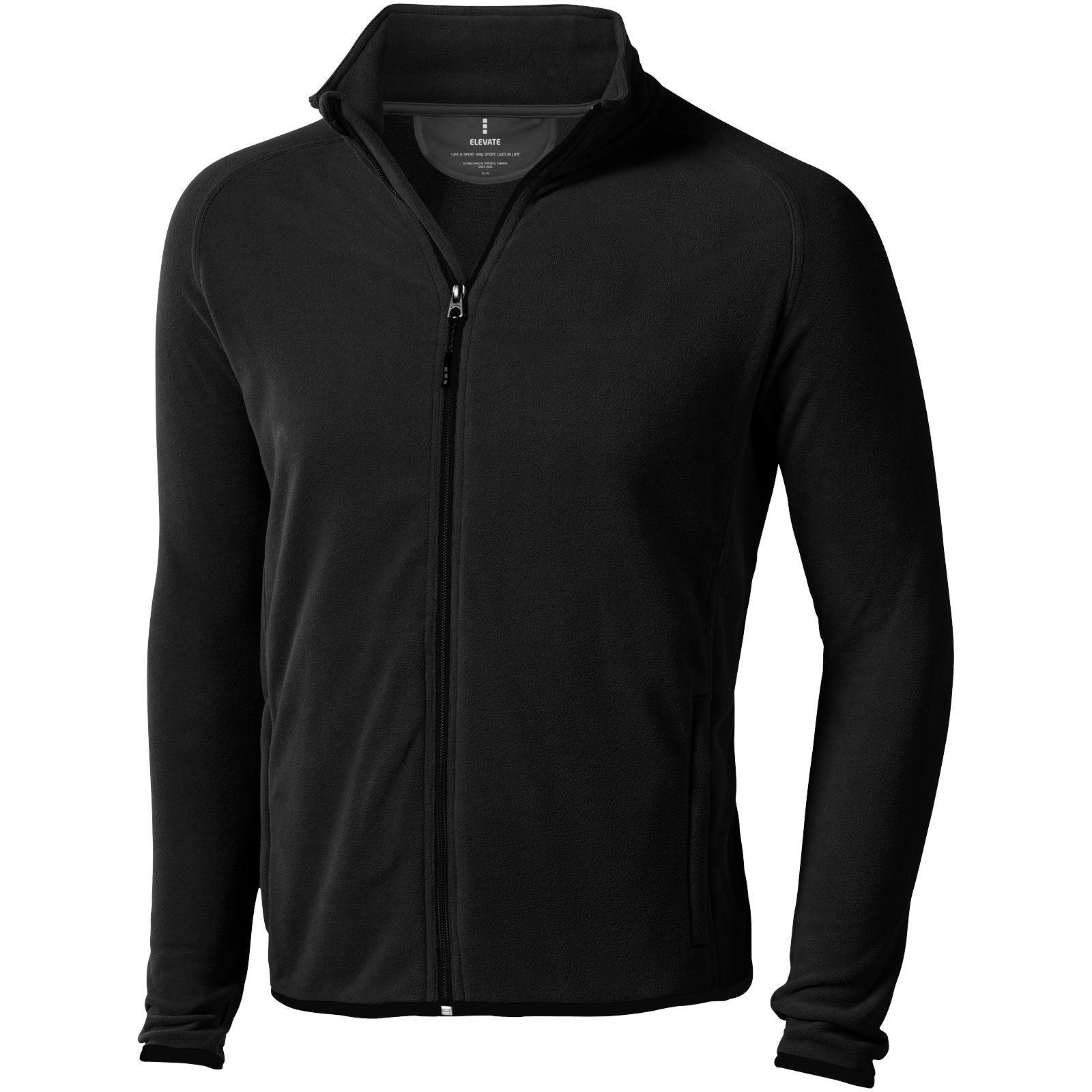 Brossard Fleecejacke für Herren – Schwarz – 3XL