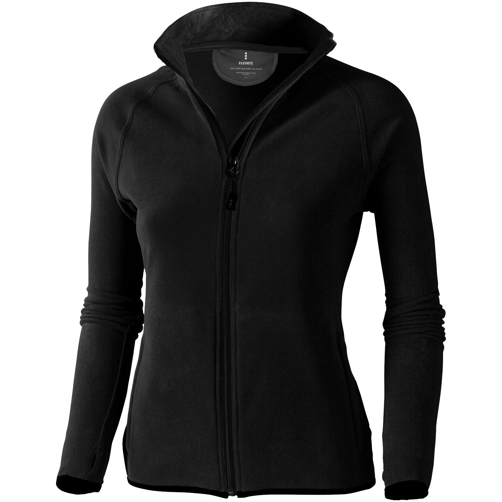 Brossard Fleecejacke für Damen – Schwarz – XXL