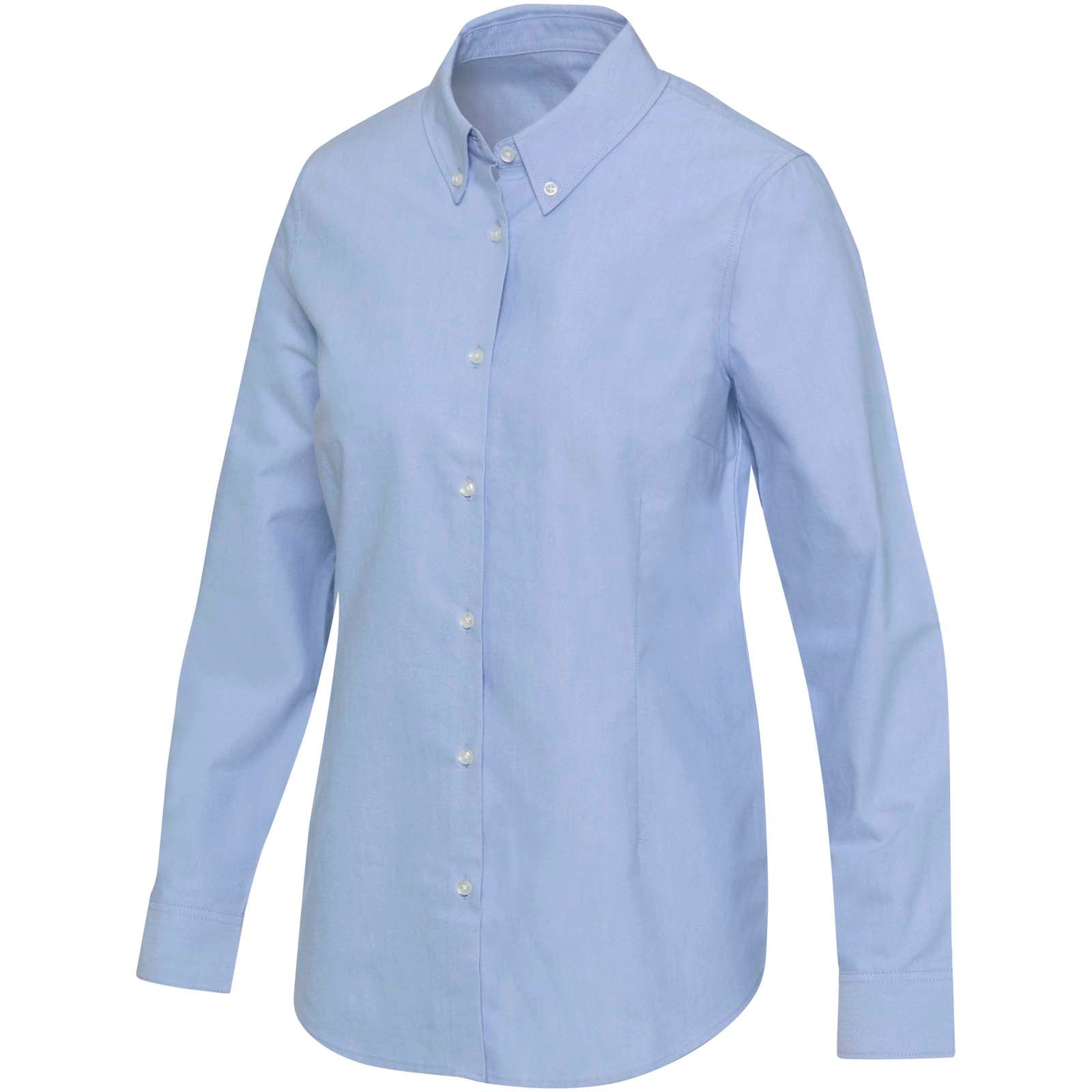 Sphene 165 g/m² Oxford Bluse – Hellblau – XXS