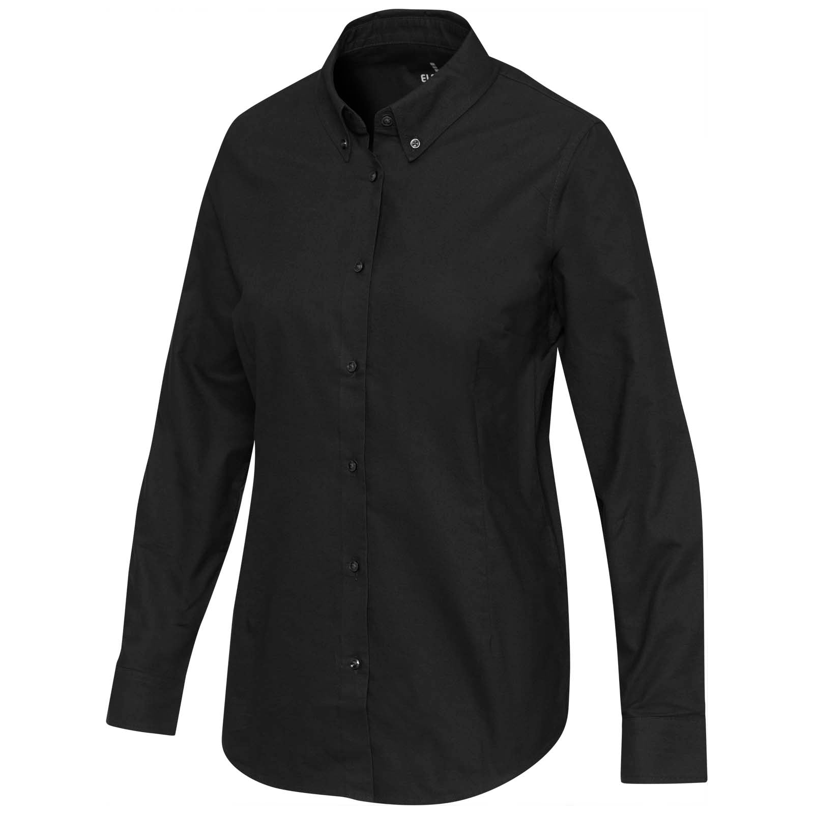 Sphene 165 g/m² Oxford Bluse – Schwarz – XXS