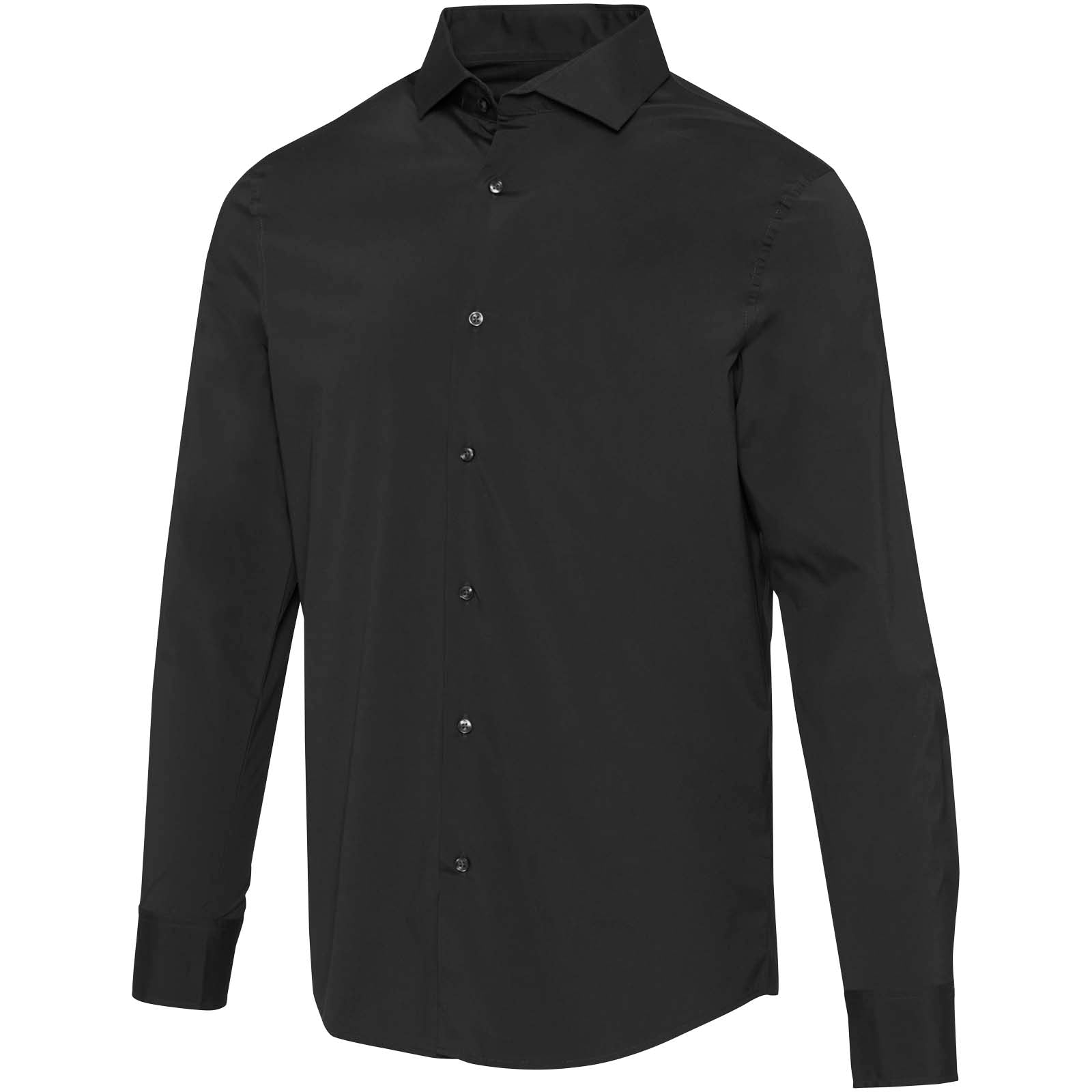 Carnelian 133 g/m² Popeline Hemd – Schwarz – 3XL