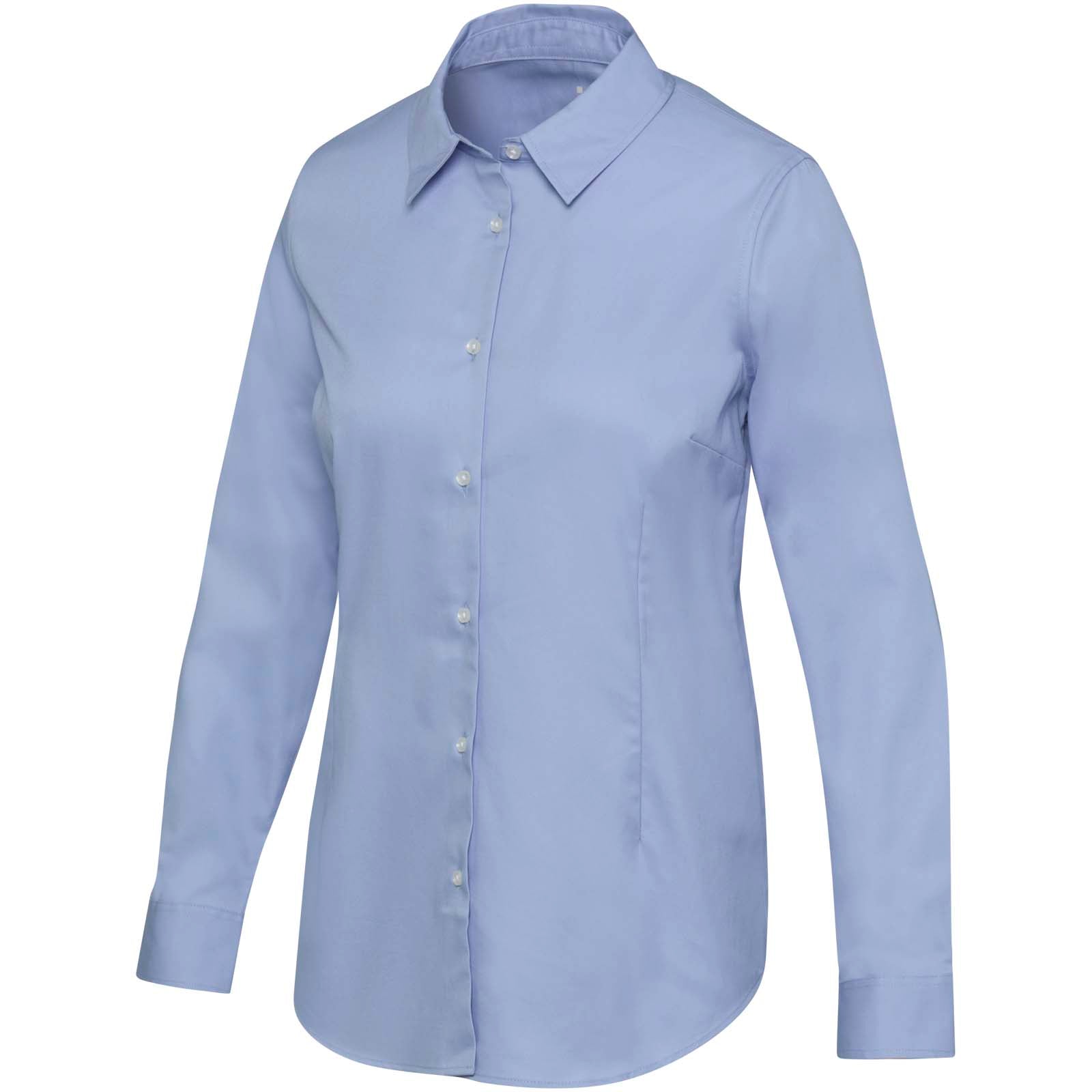 Citrine 185 g/m² Twill Bluse – Hellblau – XXS