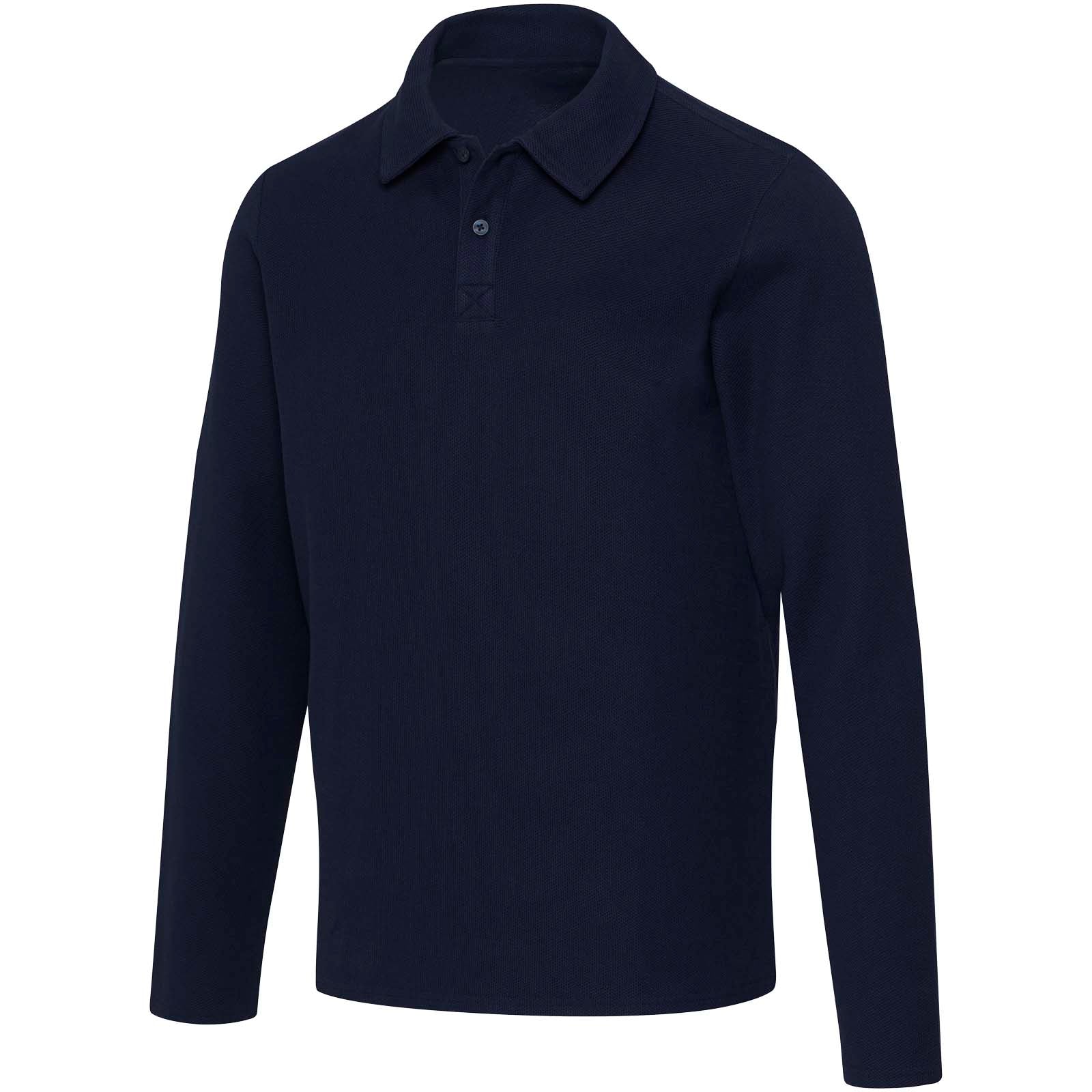 Apollo 245 g/m² Langarm Poloshirt Unisex – Navy – 3XS