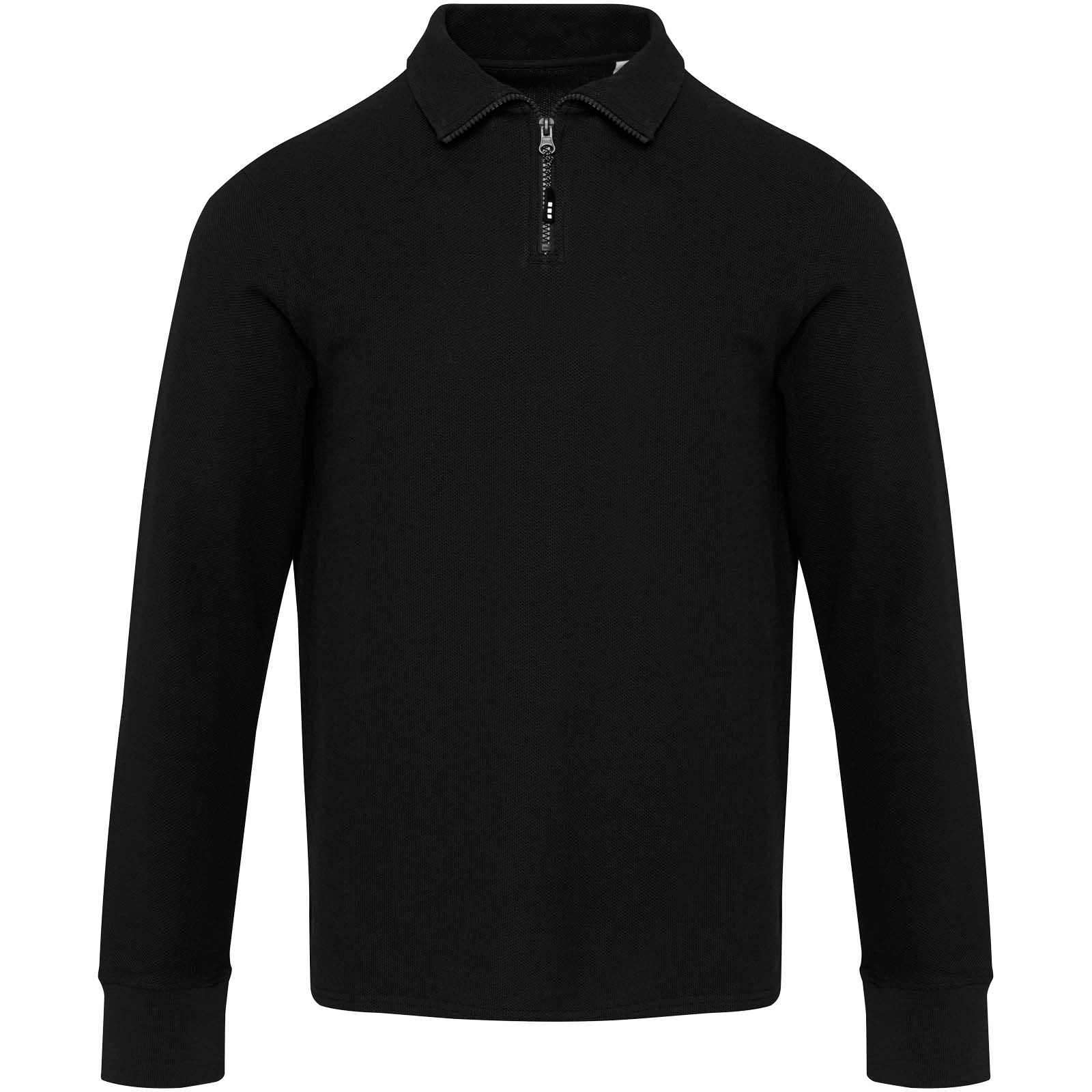 Apollo 245 g/m² Langarm Poloshirt Unisex mit Reißverschluss