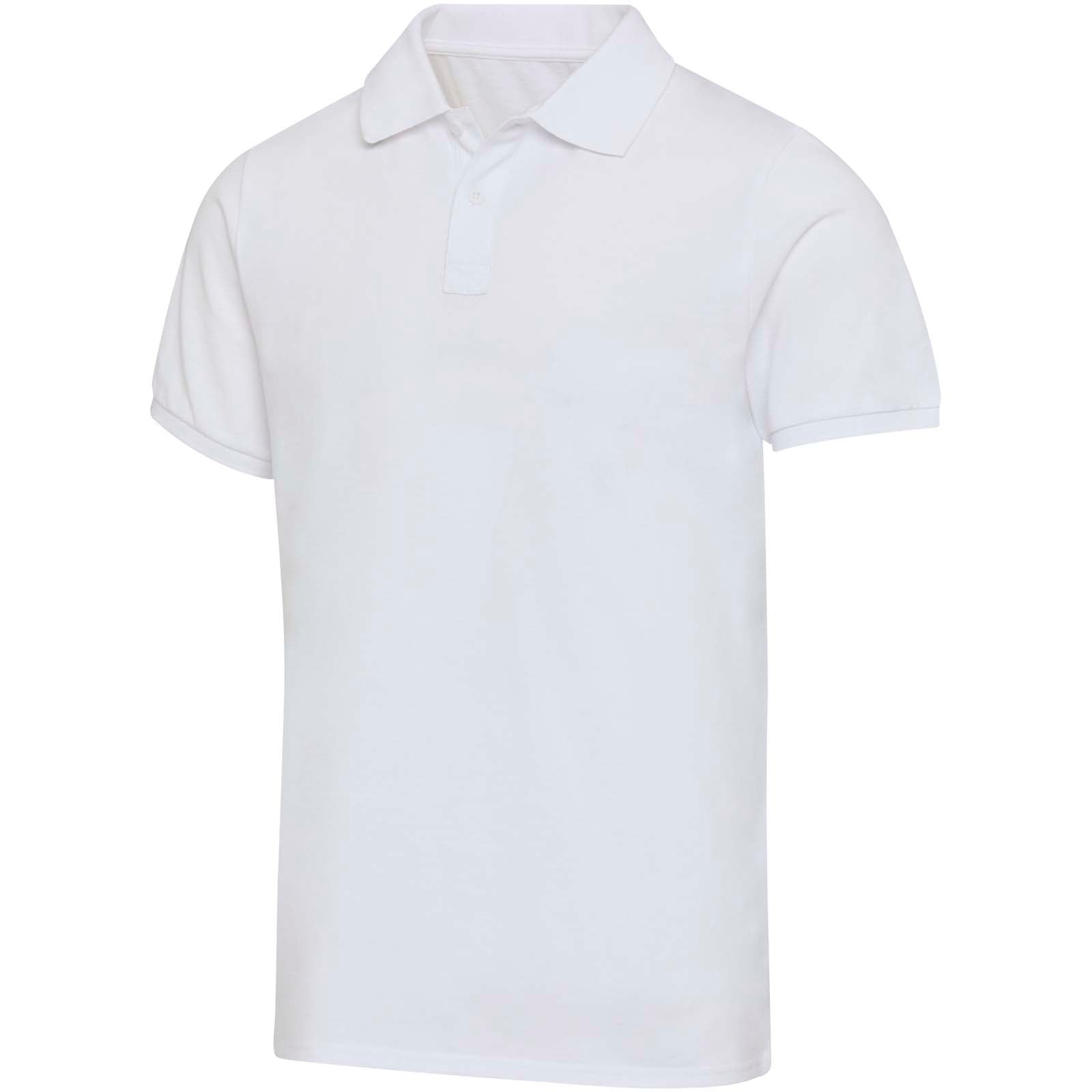 Beryl 220 g/m² Kurzärmeliges Poloshirt Bio-Recyclingmaterial (OCS), unisex – Weiss – 3XS