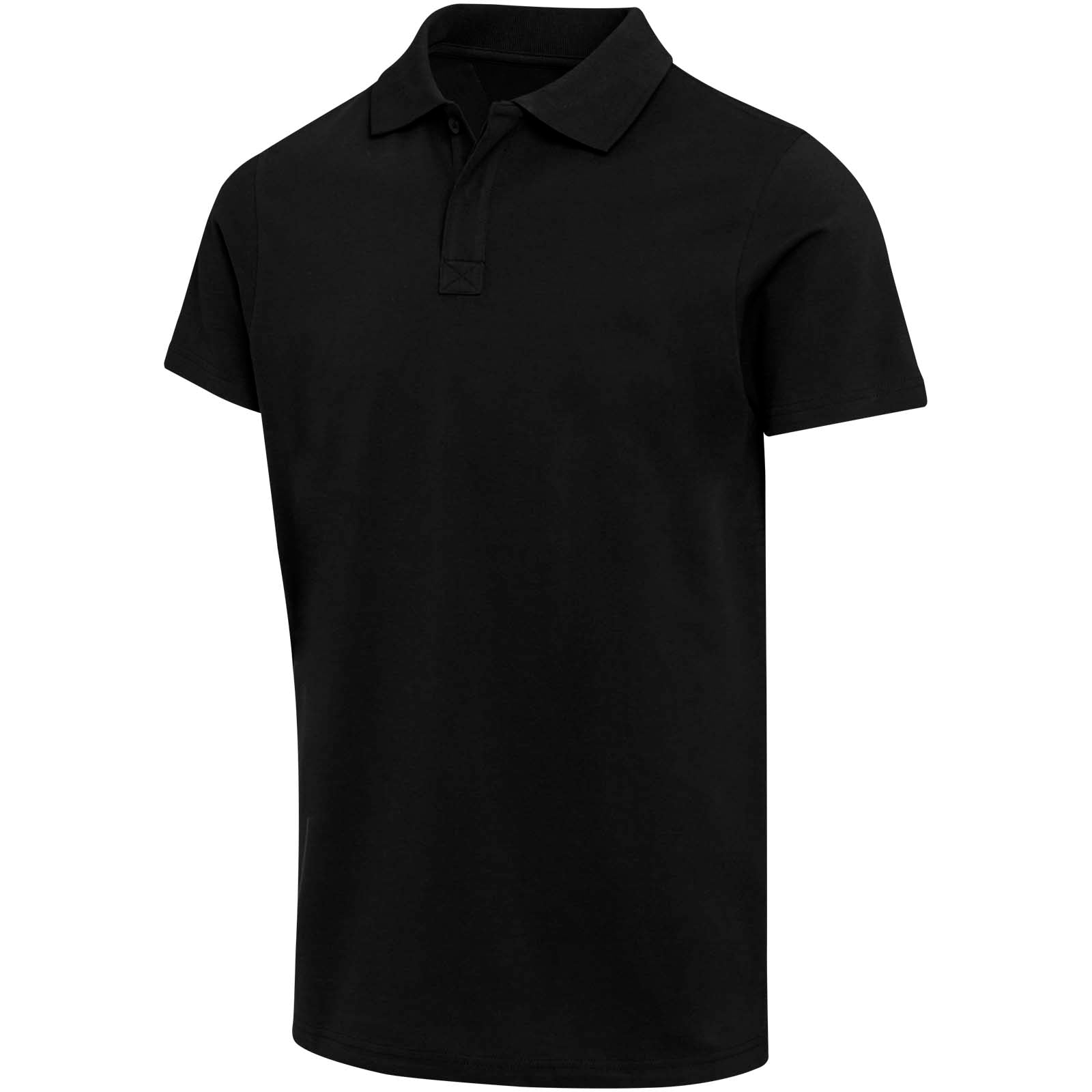 Graphite 180 g/m² Kurzärmeliges Poloshirt Bio Baumwolle (OCS), unisex – Schwarz – 3XS