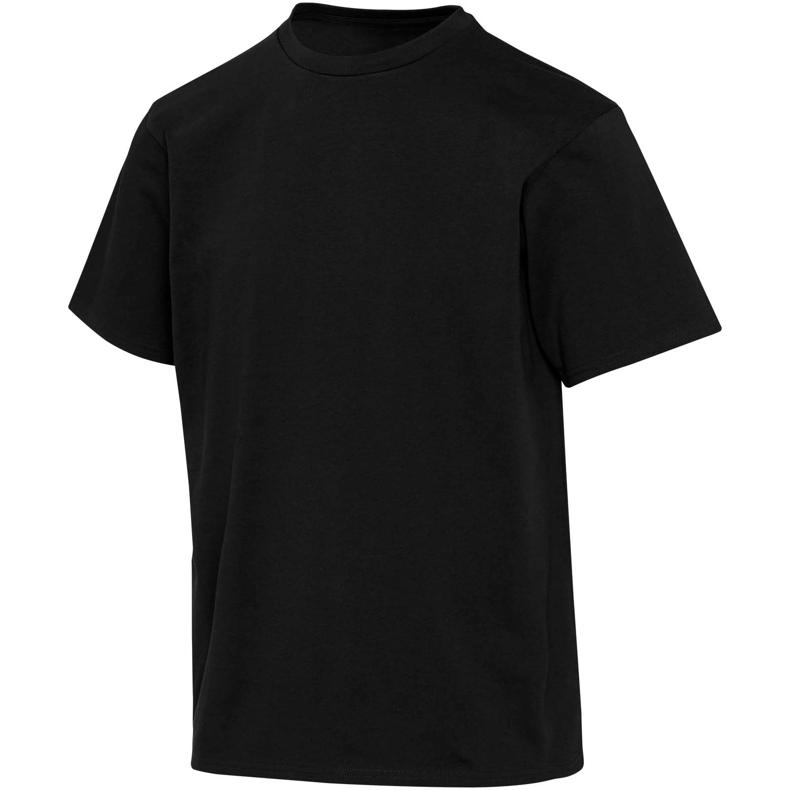 Lucas Oversize T-Shirt aus recycelter 260 g/m2 Bio Baumwolle (OCS) unisex – Schwarz – 3XS