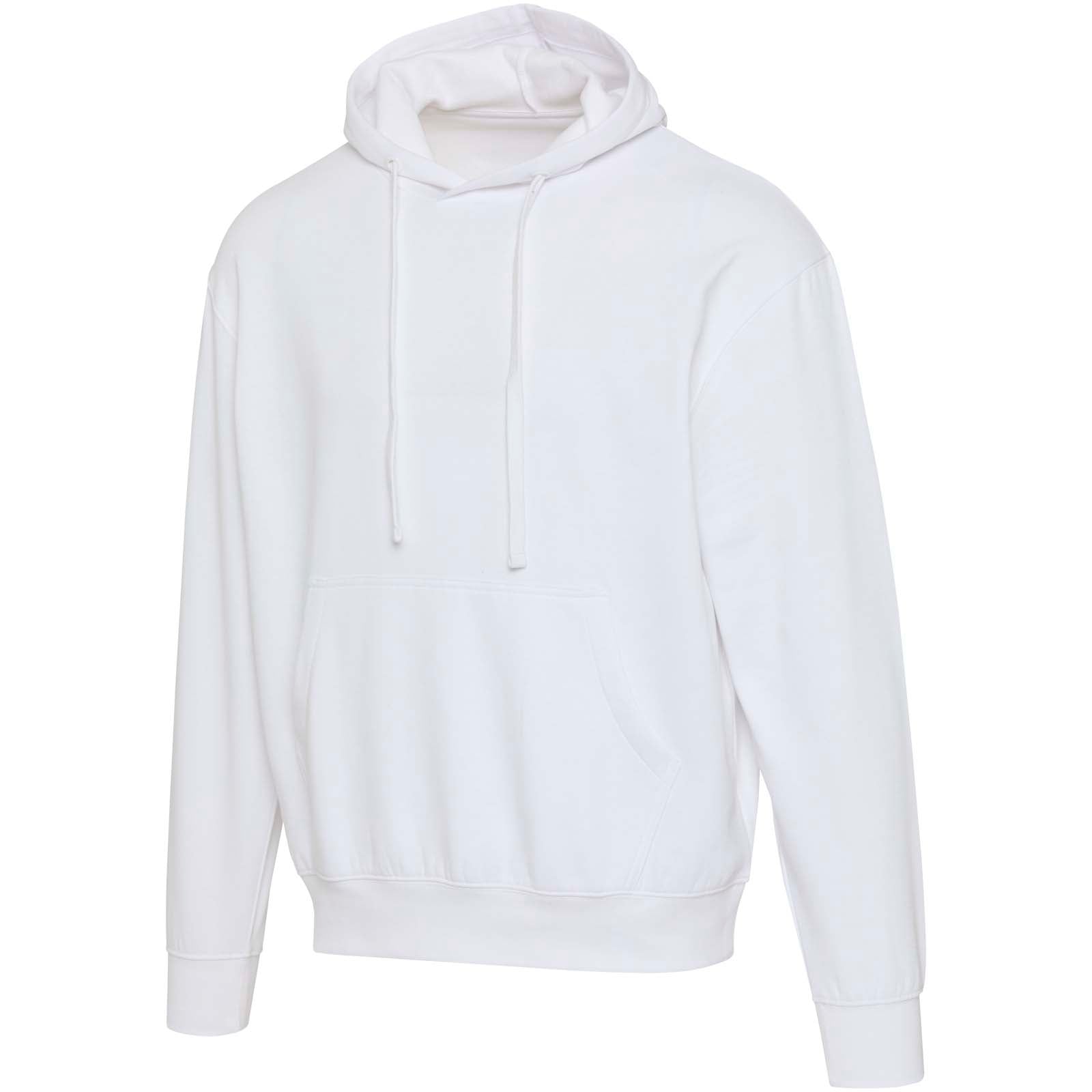 Boris Oversize Kapuzenpullover aus recycelter 280 g/m2 Bio Baumwolle (OCS), unisex – Weiss – 3XS