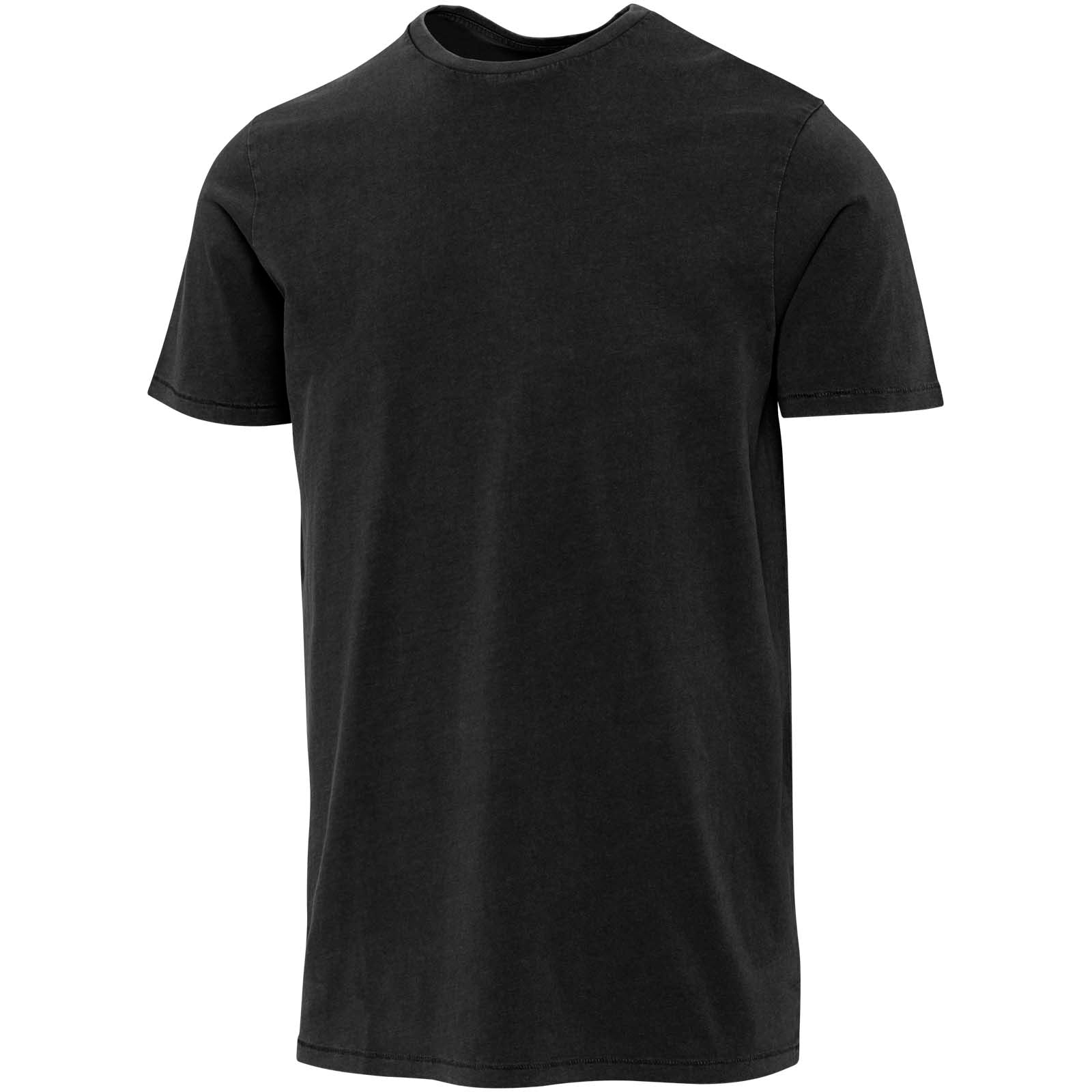 Nanaimo Kurzärmeliges T-Shirt für Herren im Washed Look, 160 g/m2 – Schwarz – 3XL