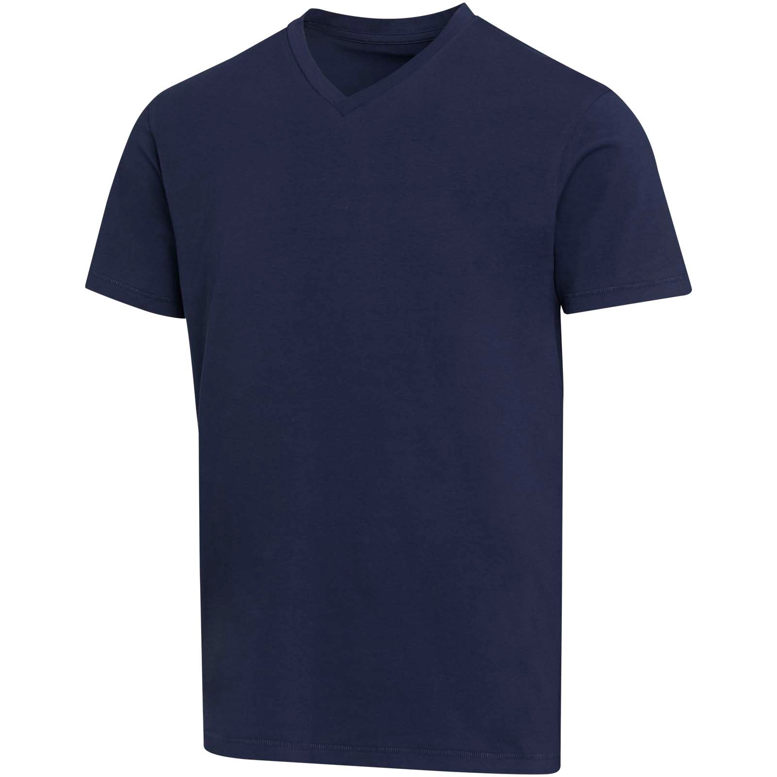 Balfour 200 g/m² Kurzärmeliges T-Shirt V-Ausschnitt Bio Baumwolle (OCS), unisex – Navy – 3XS