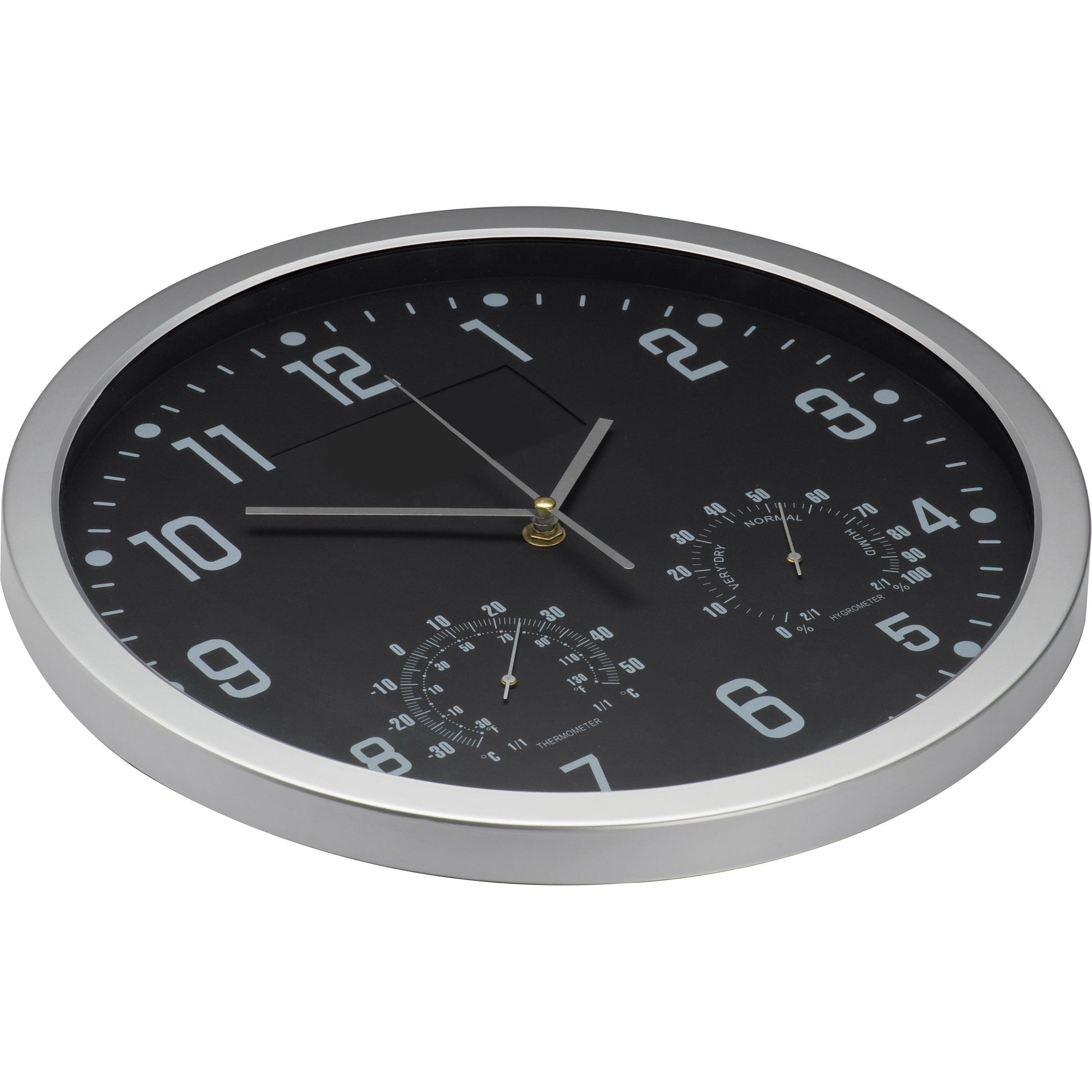 Wanduhr mit Hygro - und Thermometer MALCOLM