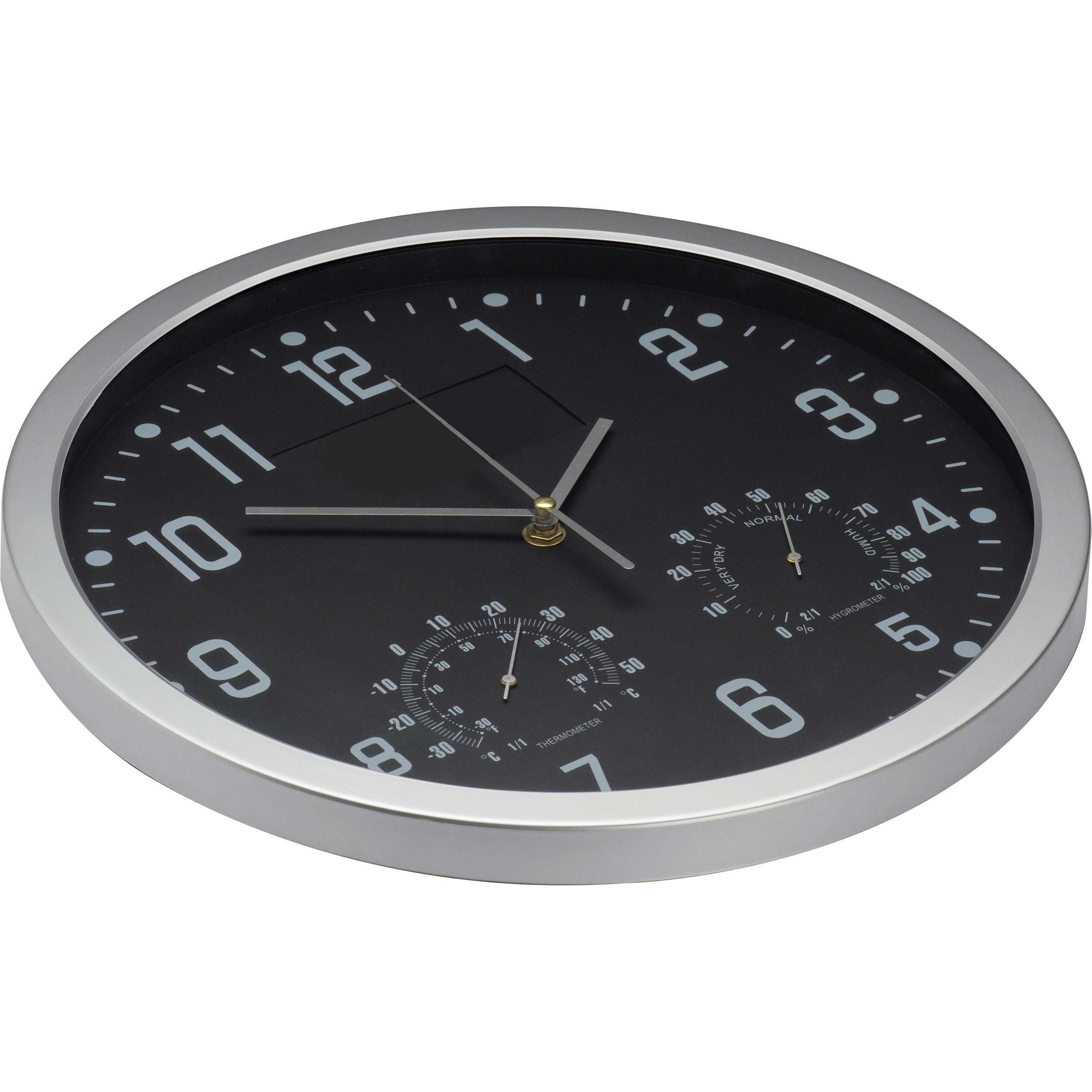Wanduhr mit Hygro - und Thermometer MALCOLM