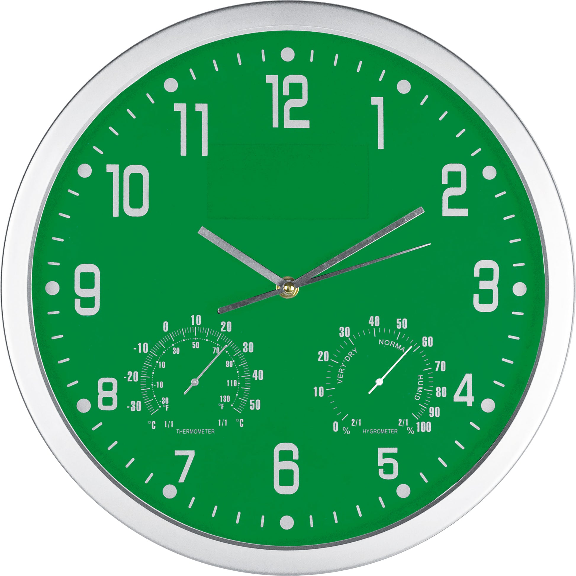 Wanduhr mit Hygro - und Thermometer MALCOLM