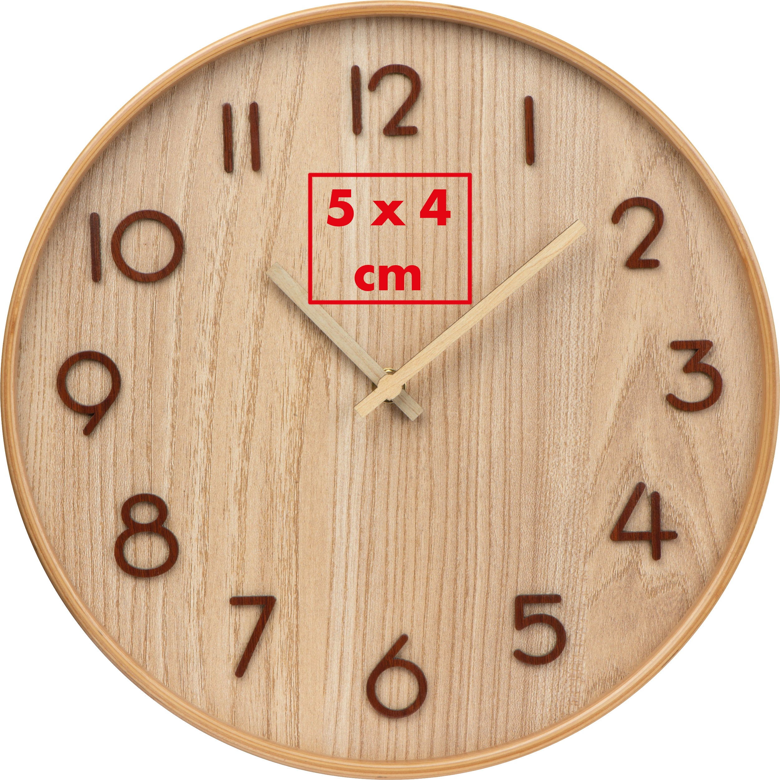 Wanduhr aus Holz CATHERINE