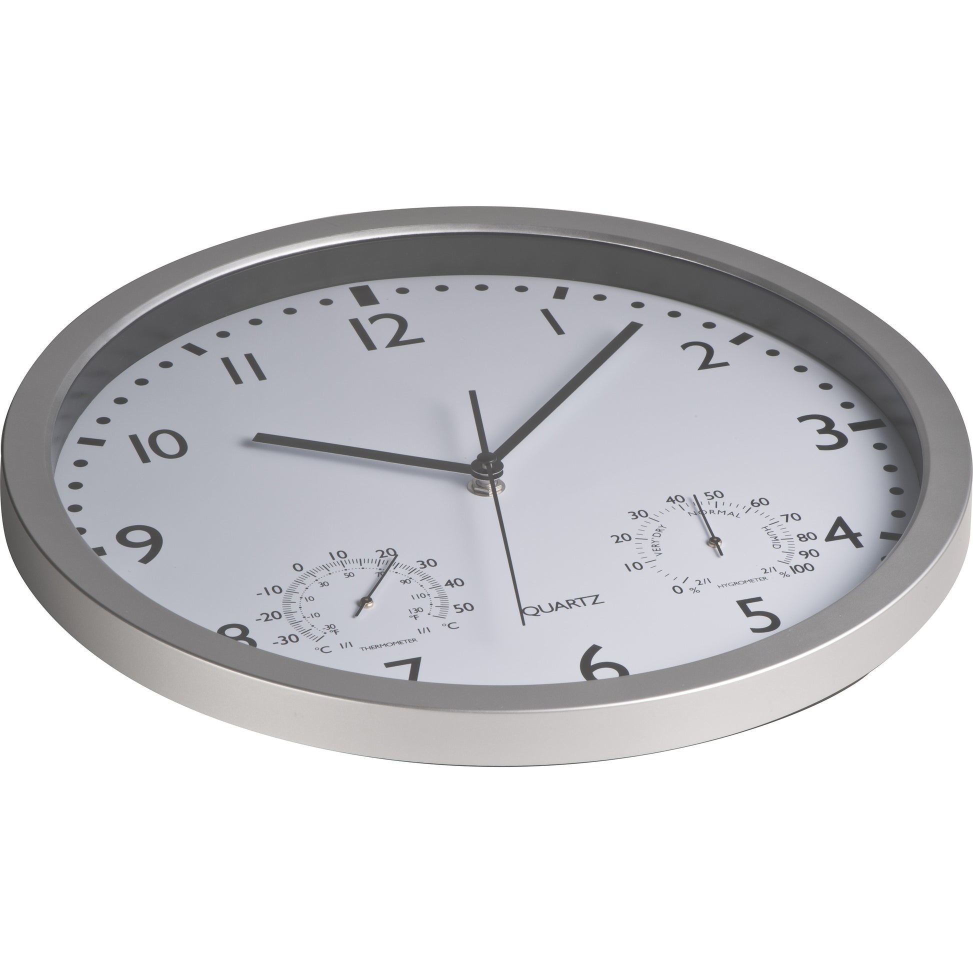 Wanduhr mit Hygro - und Thermometer LUIZA