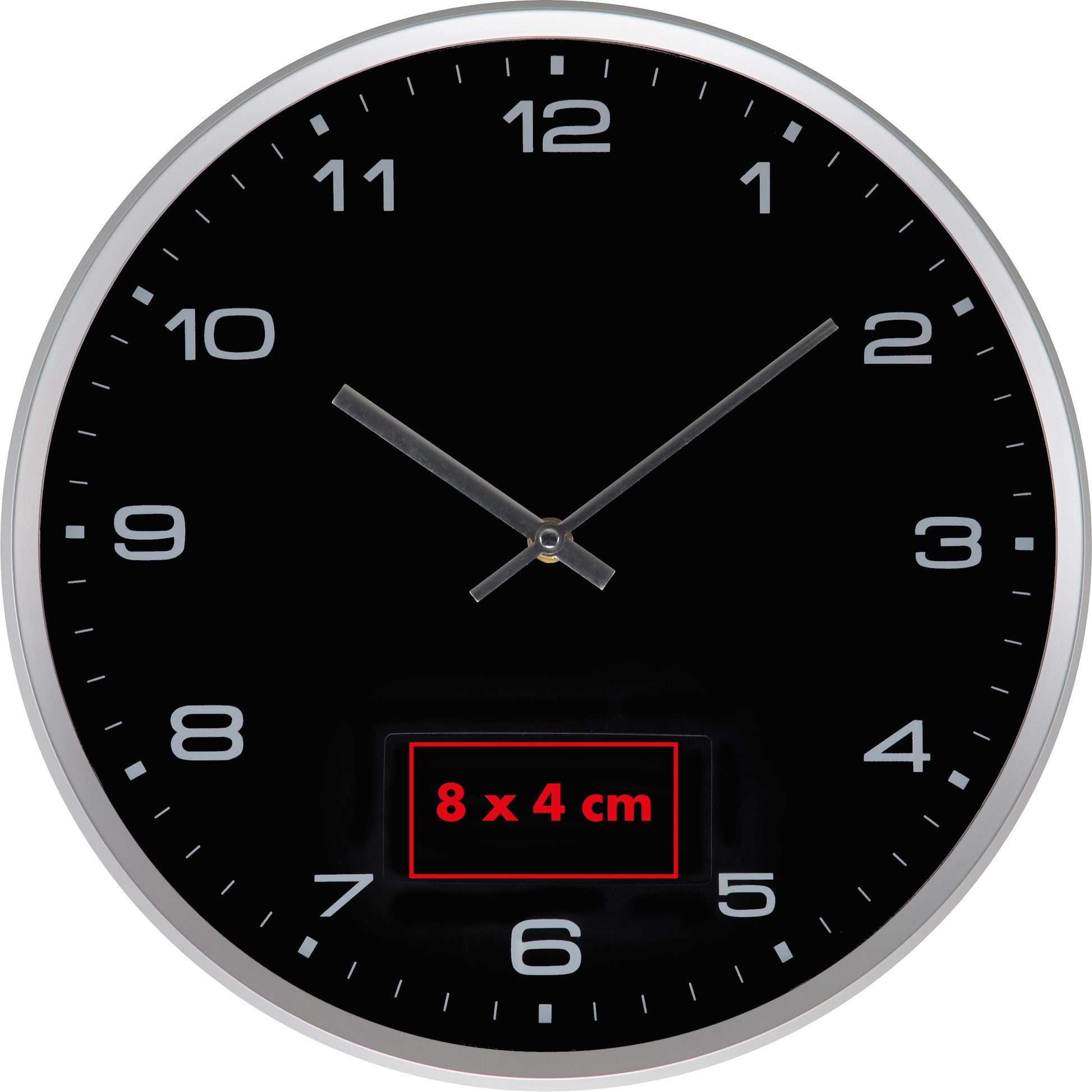 Wanduhr mit Click System FRANCISCA