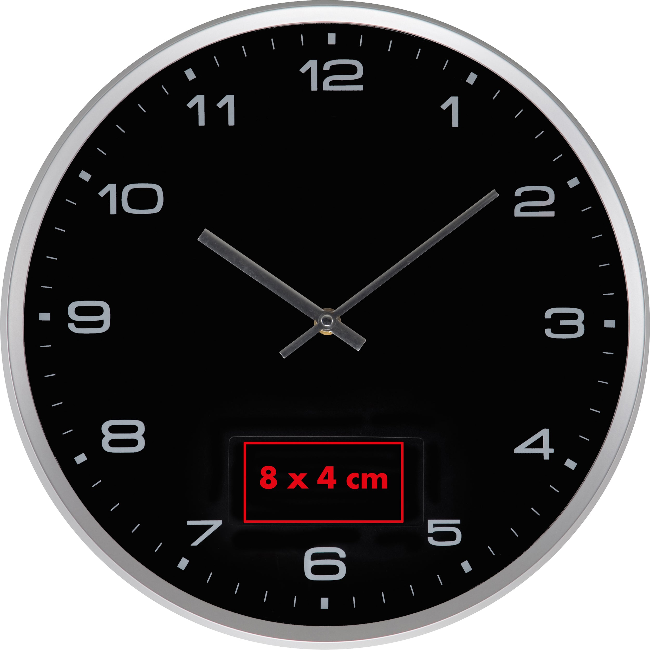 Wanduhr mit Click System FRANCISCA