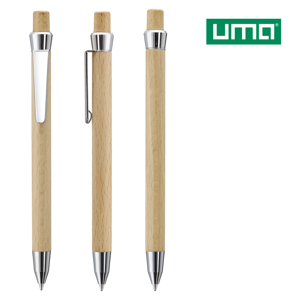 UMA BEECH Druckkugelschreiber – Holz