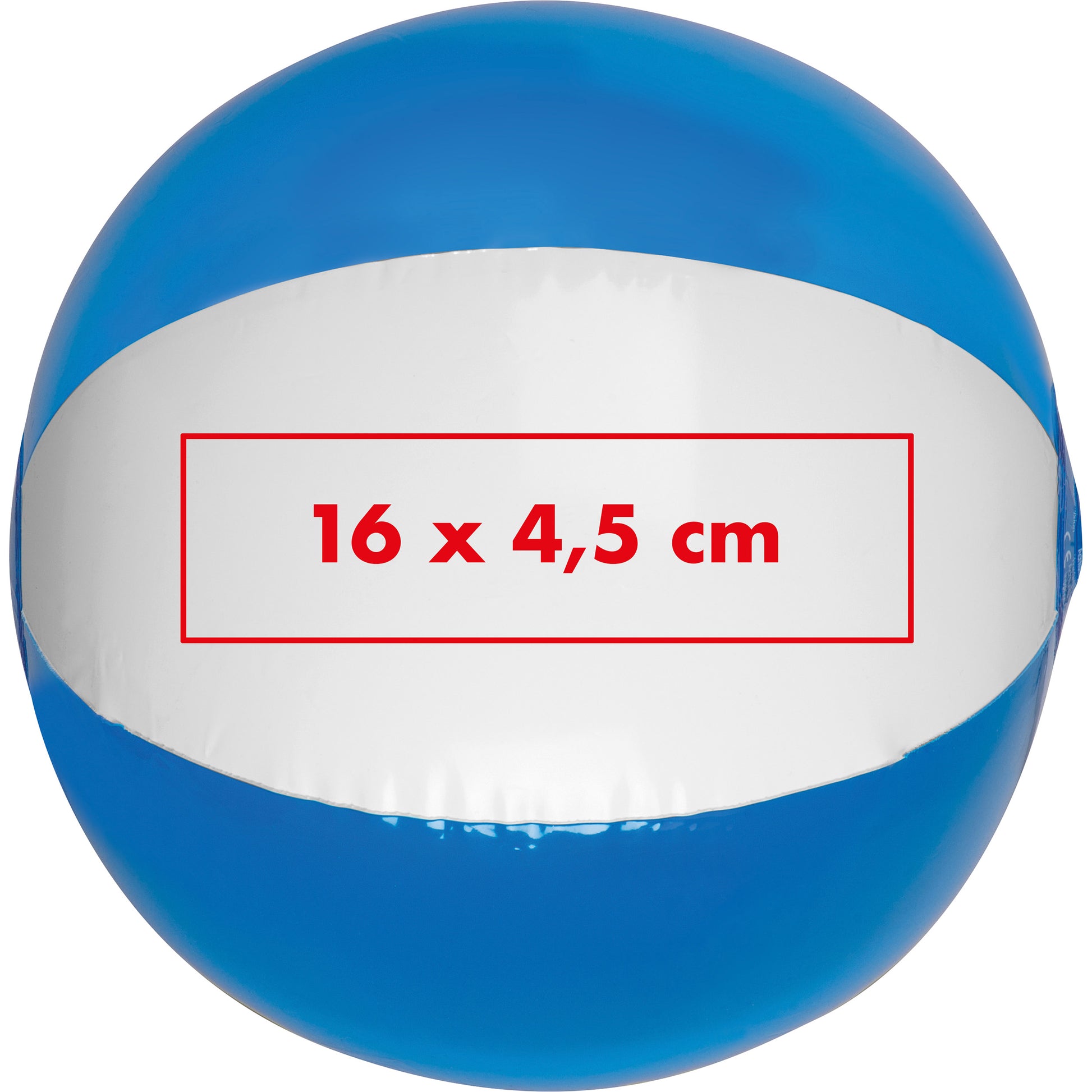 Strandball bicolour farbig/transparent MARGARETHE