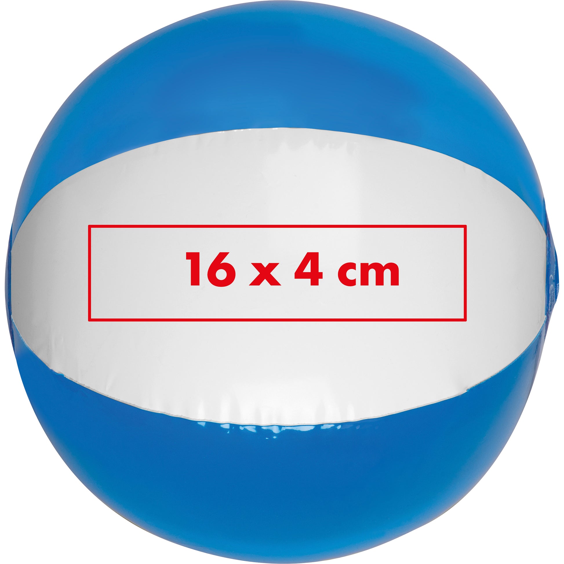 Strandball bicolour farbig/transparent MARGARETHE